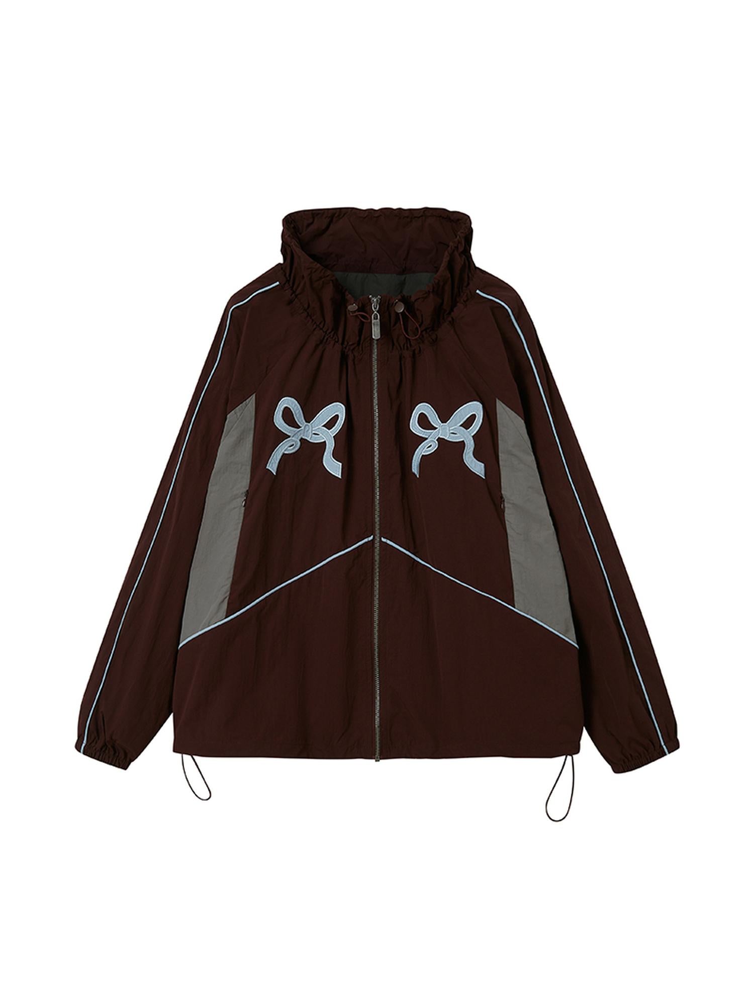 DIDDI MODA Butterfly Patchwork Colorblock Sporty Sunproof Set