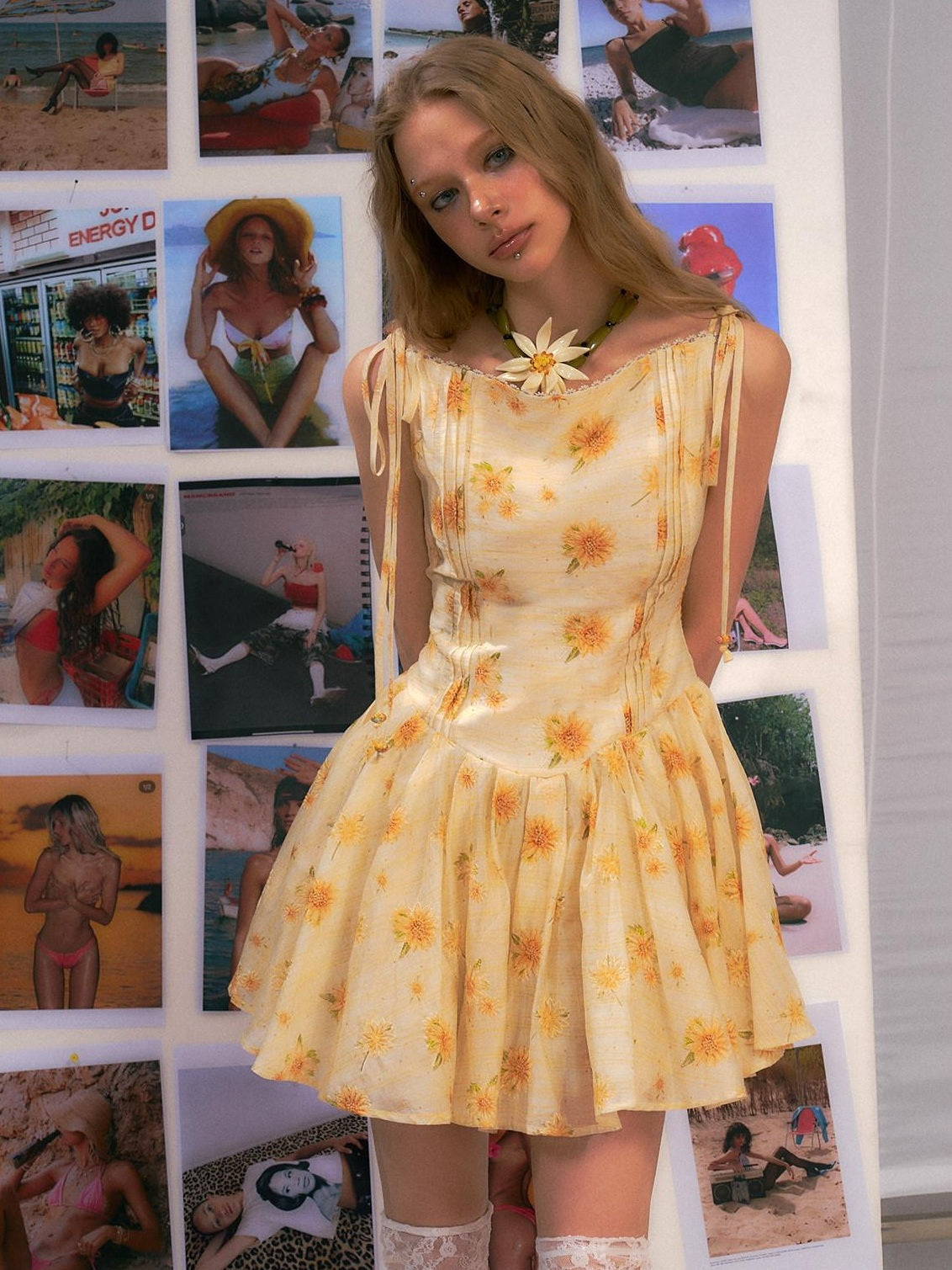 The NeverMore Almond Peach High Waist Street Style A Line Slim Travel Women Mini Dresses