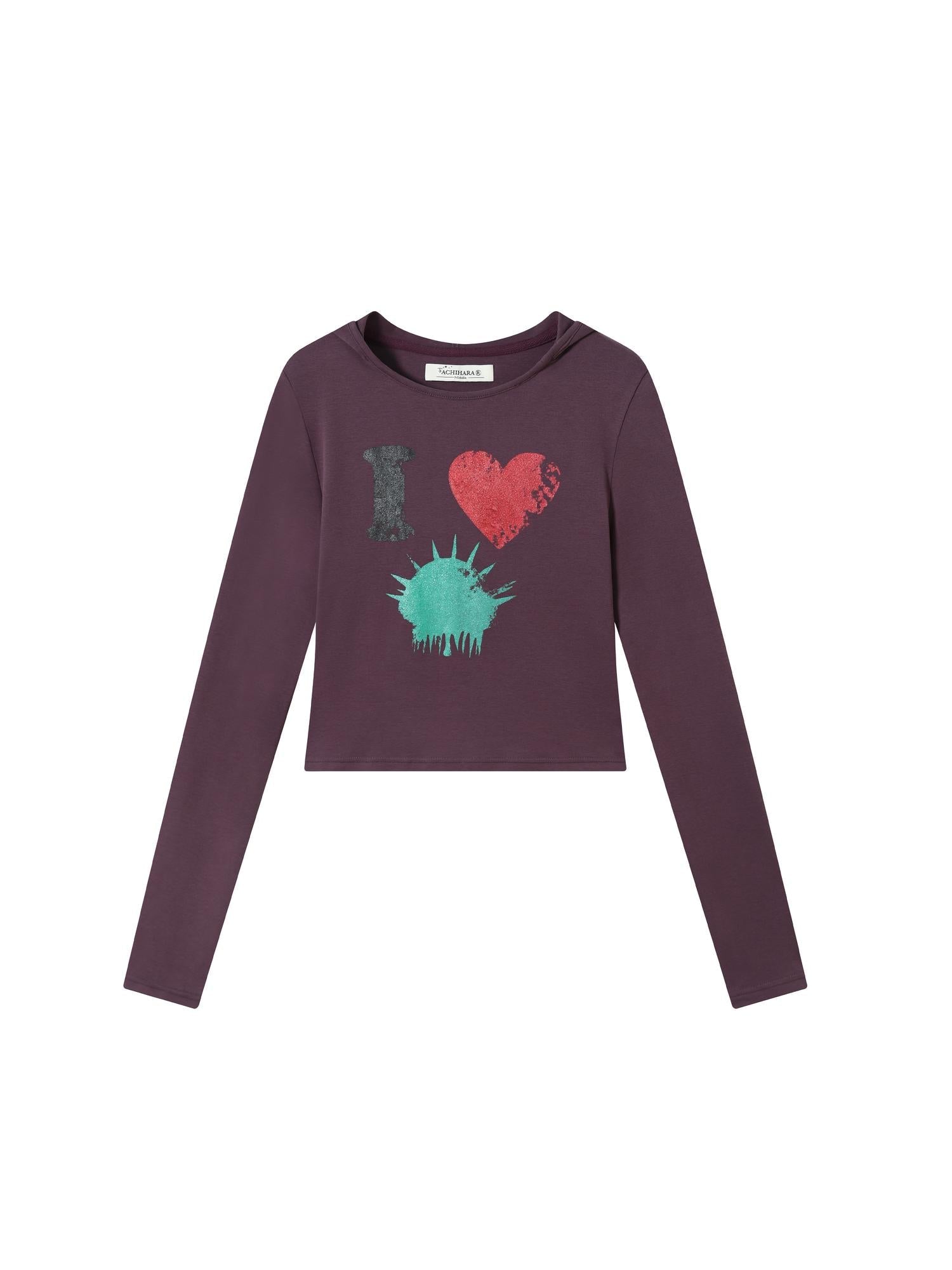 Achihara I Love Jellyfish Slim Fit Tee
