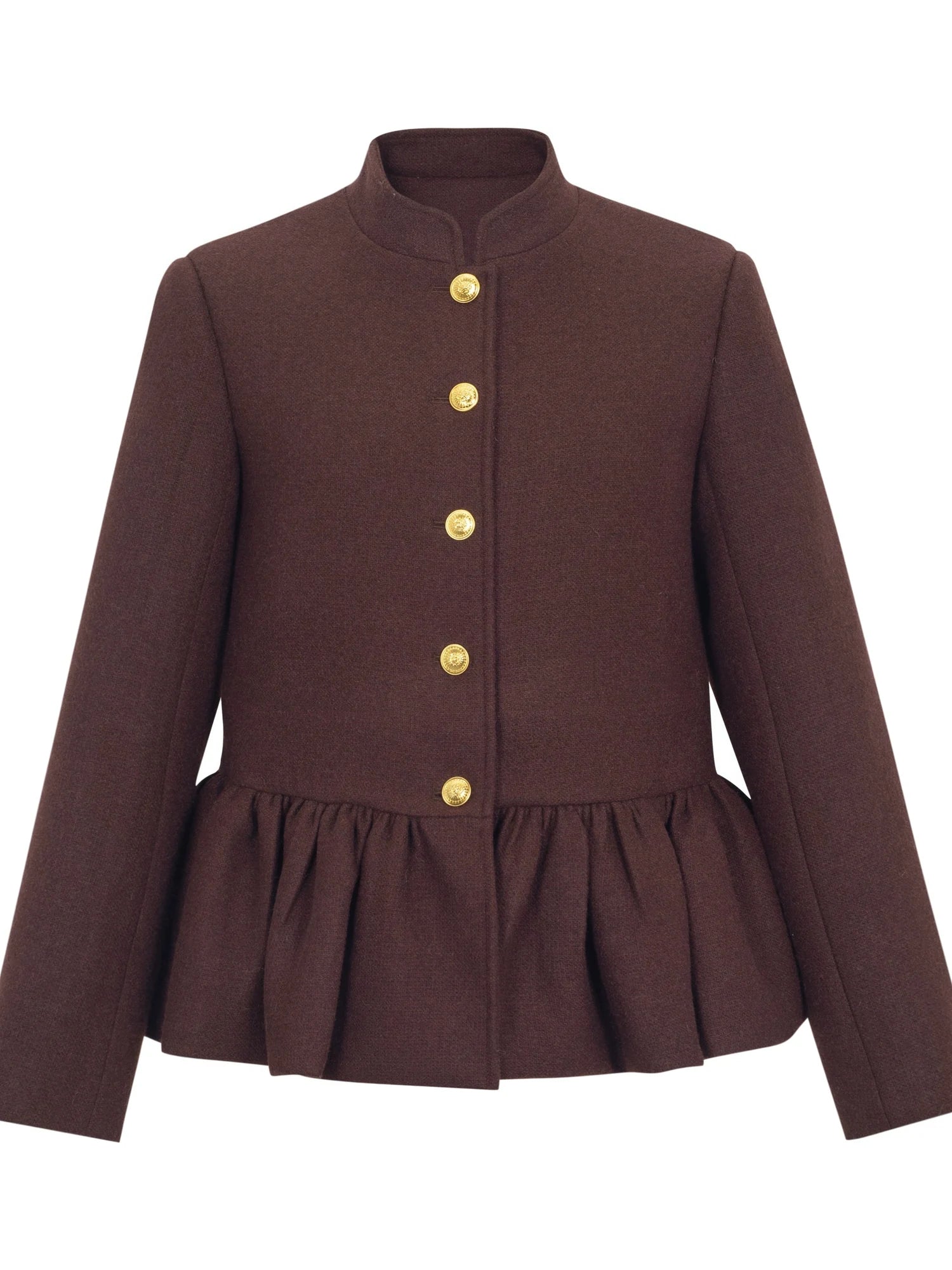 Floral Bud Collar Short Jacket