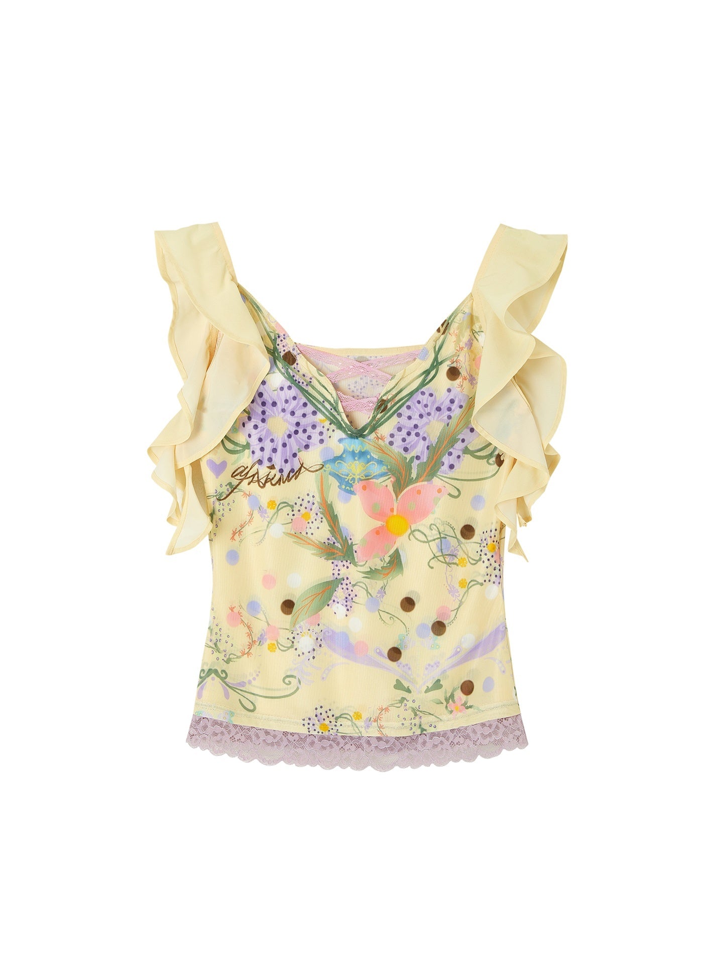 OfAkiva_Handpainted_Floral_Ruffle_Cross_Tie_Women&
