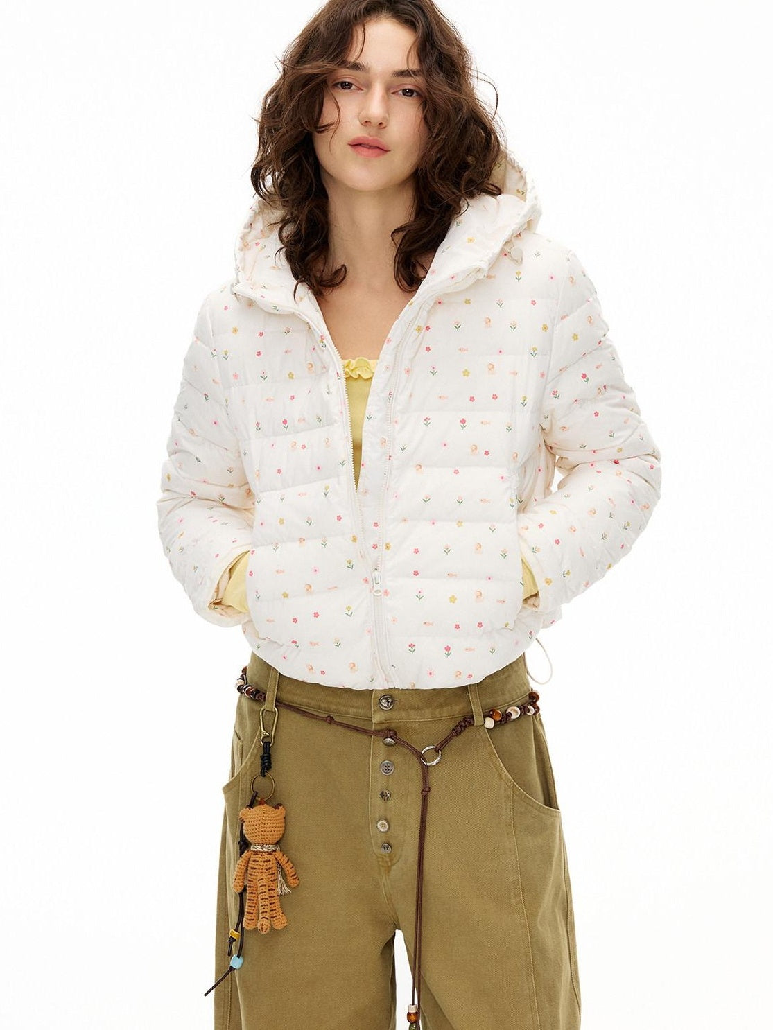 OuttheBlue Viscose Cotton Knit Slim Cropped U Neck Casual Women Travel Long Sleeve T-Shirts