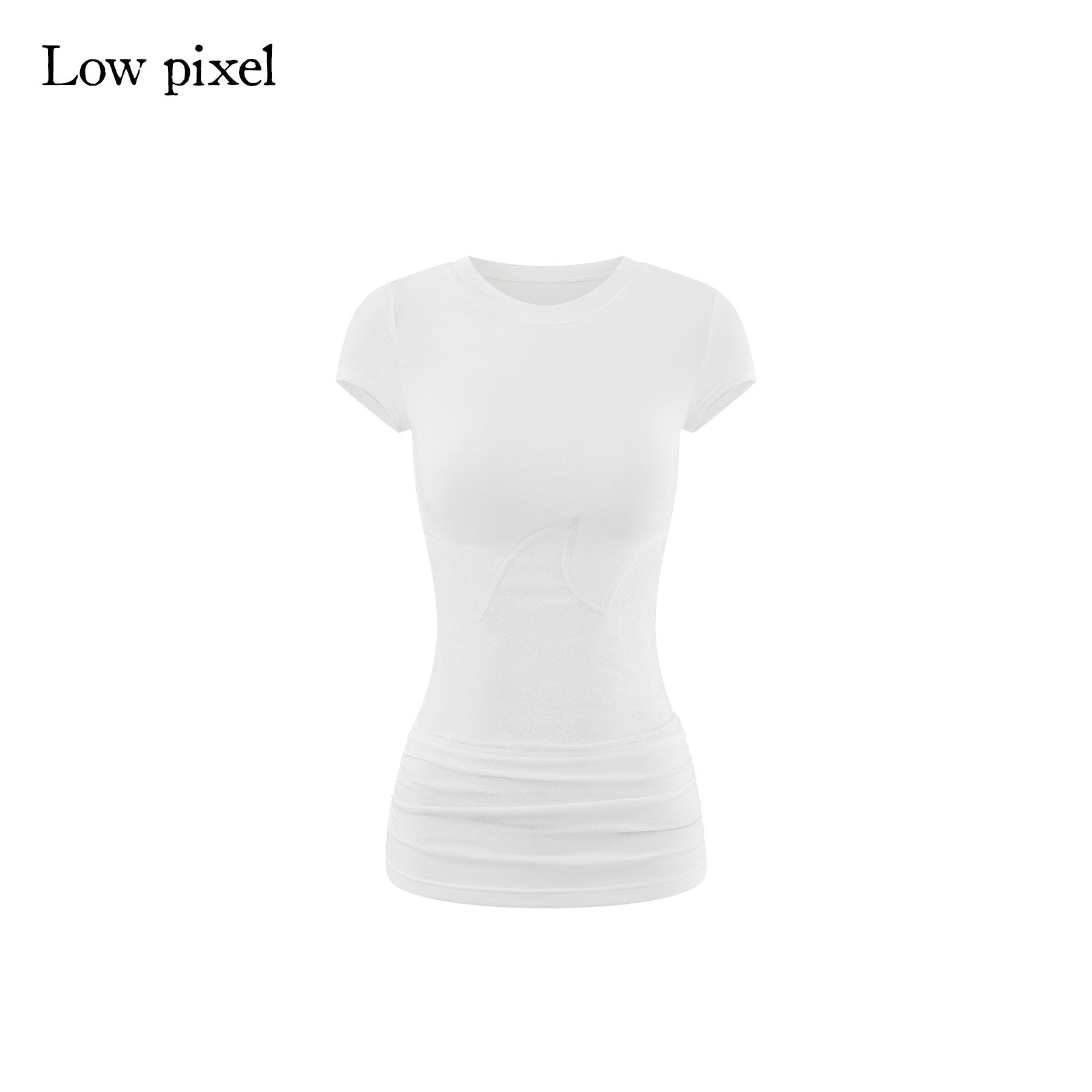 Low_pixel_Lyocell_Slim_Street_Patchwork_For_Women_Round_Neck_Short_Sleeve_T-Shirts_MISSTT