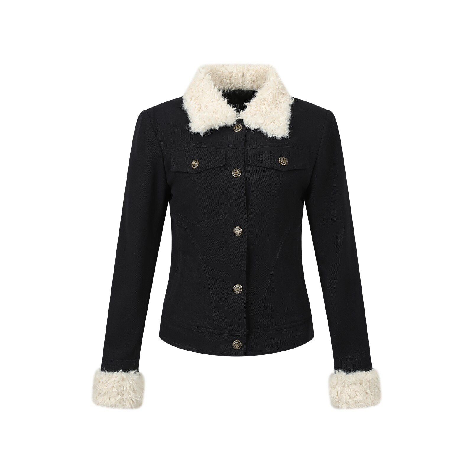7Shiftin_Warm_Versatile_Slim_Fit_Navy_Button_Lapel_Short_Women_Fashion_Cropped_Jackets_MISSTT