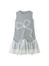 DIDDI MODA Lace Bow Sheer A Line Sundress
