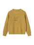Elegant Tape Embroidered Letter Sweater