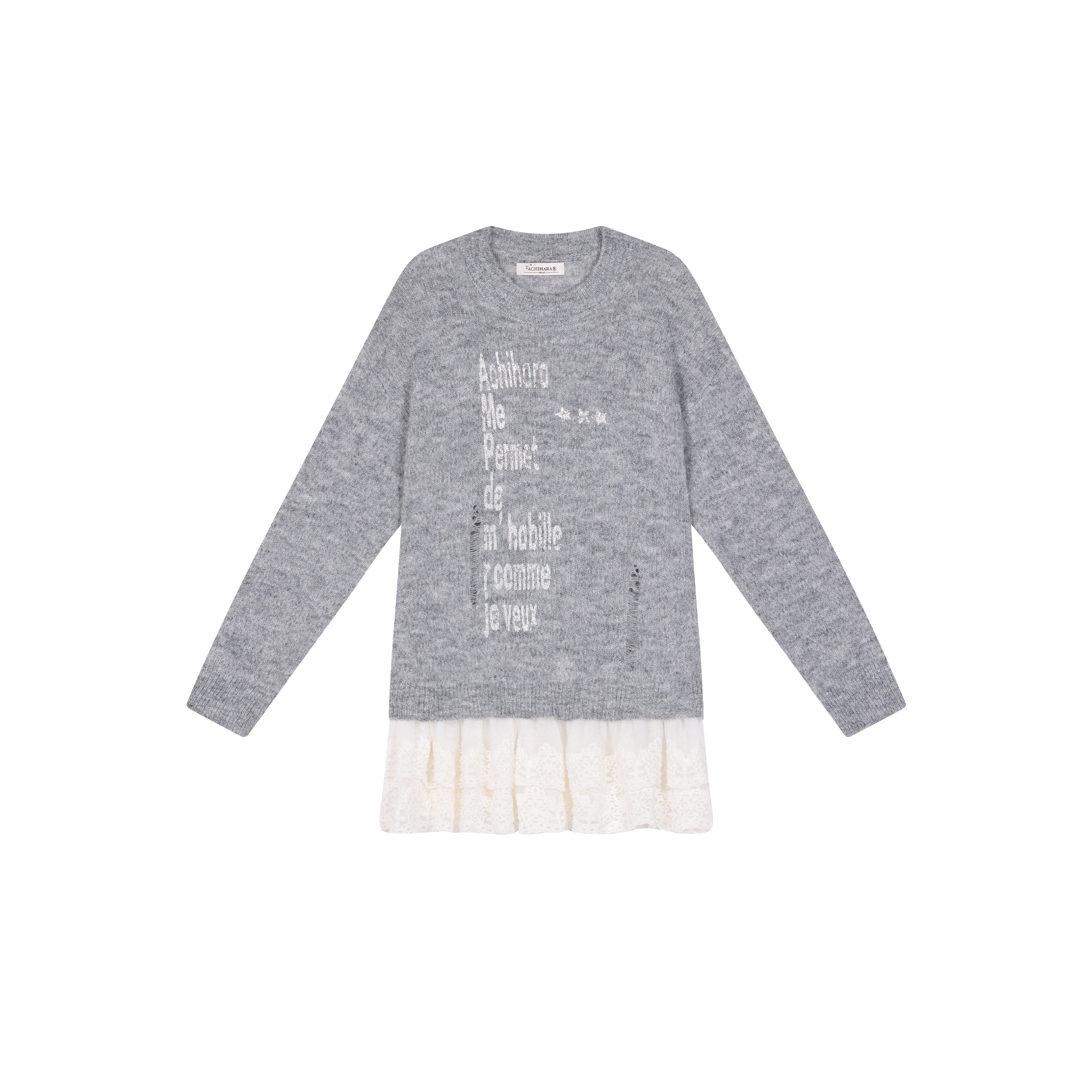 Achihara 2025 Spring Knitwear For Layering Sweater