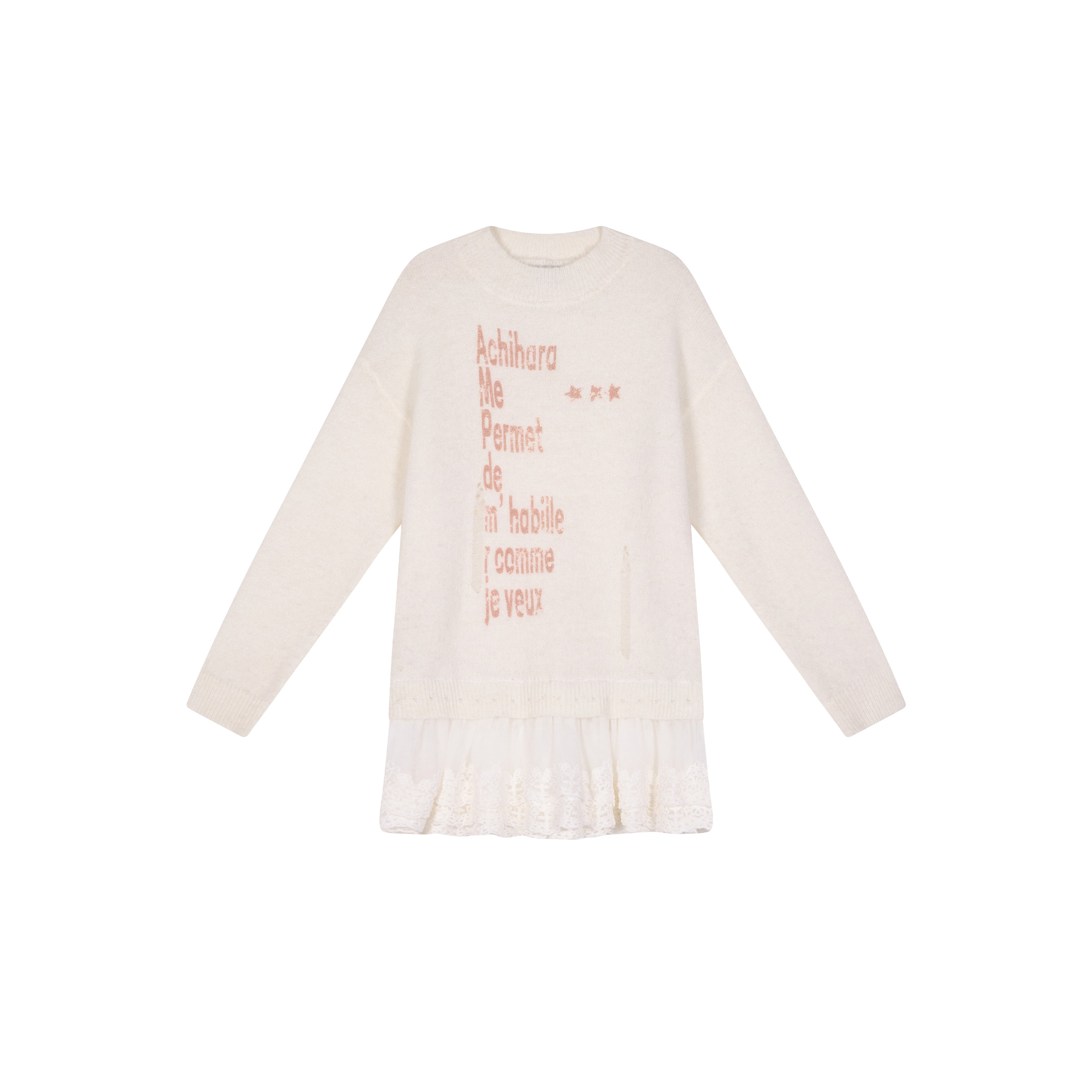 Achihara 2025 Spring Knitwear For Layering Sweater