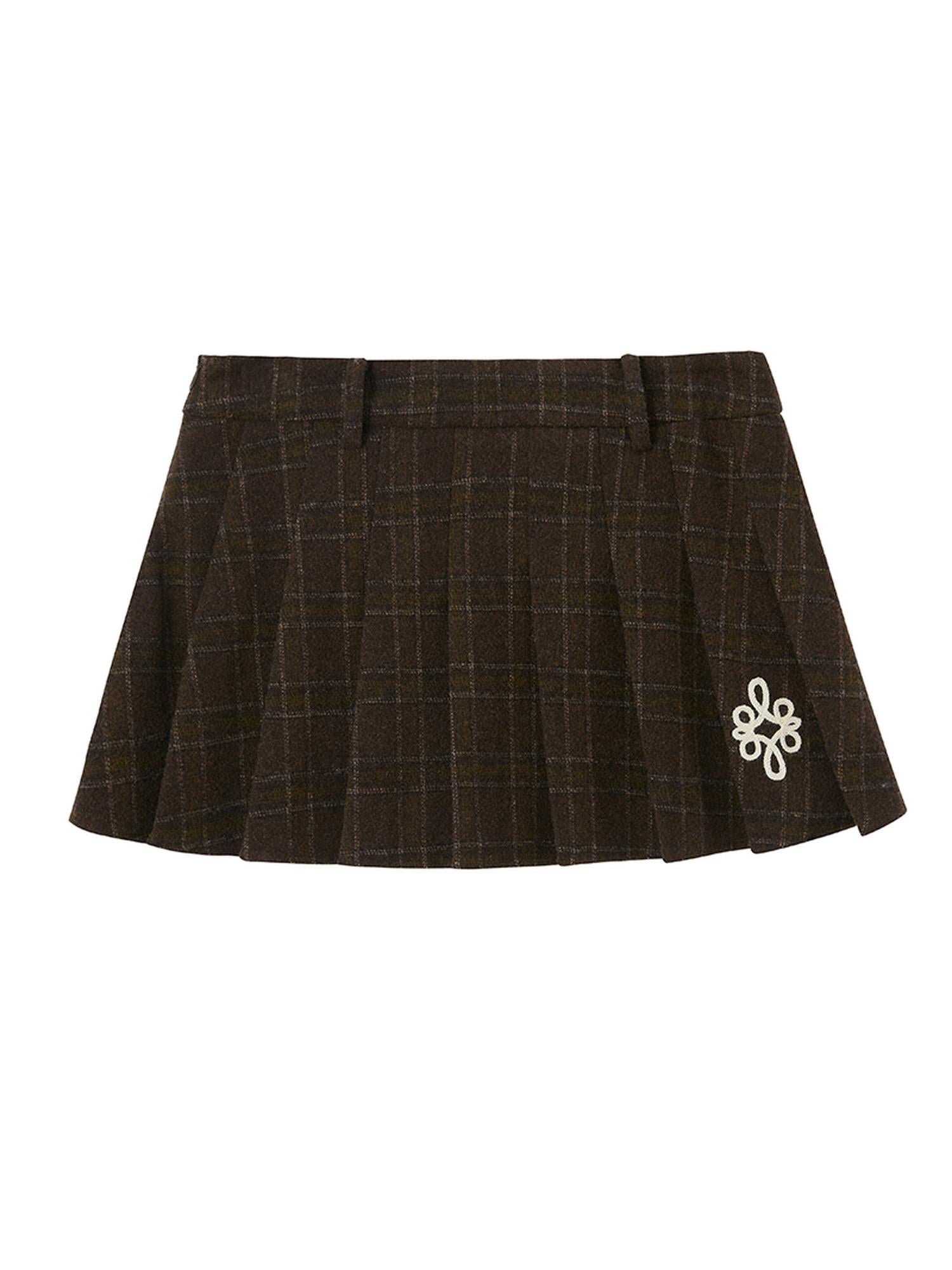DIDDI MODA Vintage Leopard Knit Set Cardigan Skirt