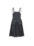 DIDDI MODA Strappy Utility Dress With Adjustable Ties Patch Pockets