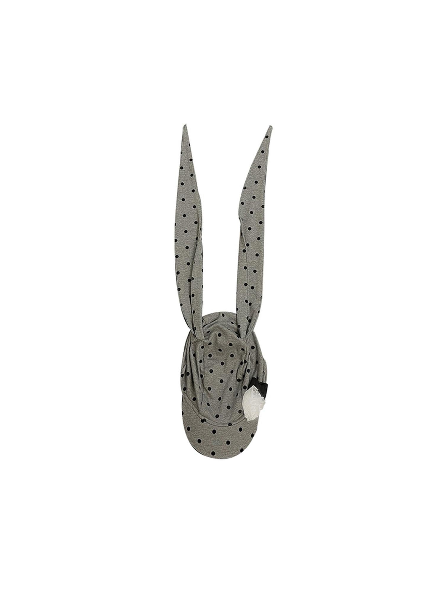 Ttsunami Polka Dot Floral Baseball Cap With Cute Ears Hat