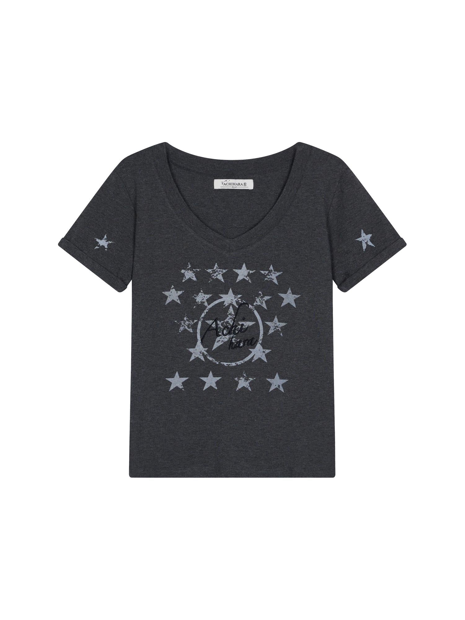 Achihara Slim Fit Short Sleeve T-Shirt For