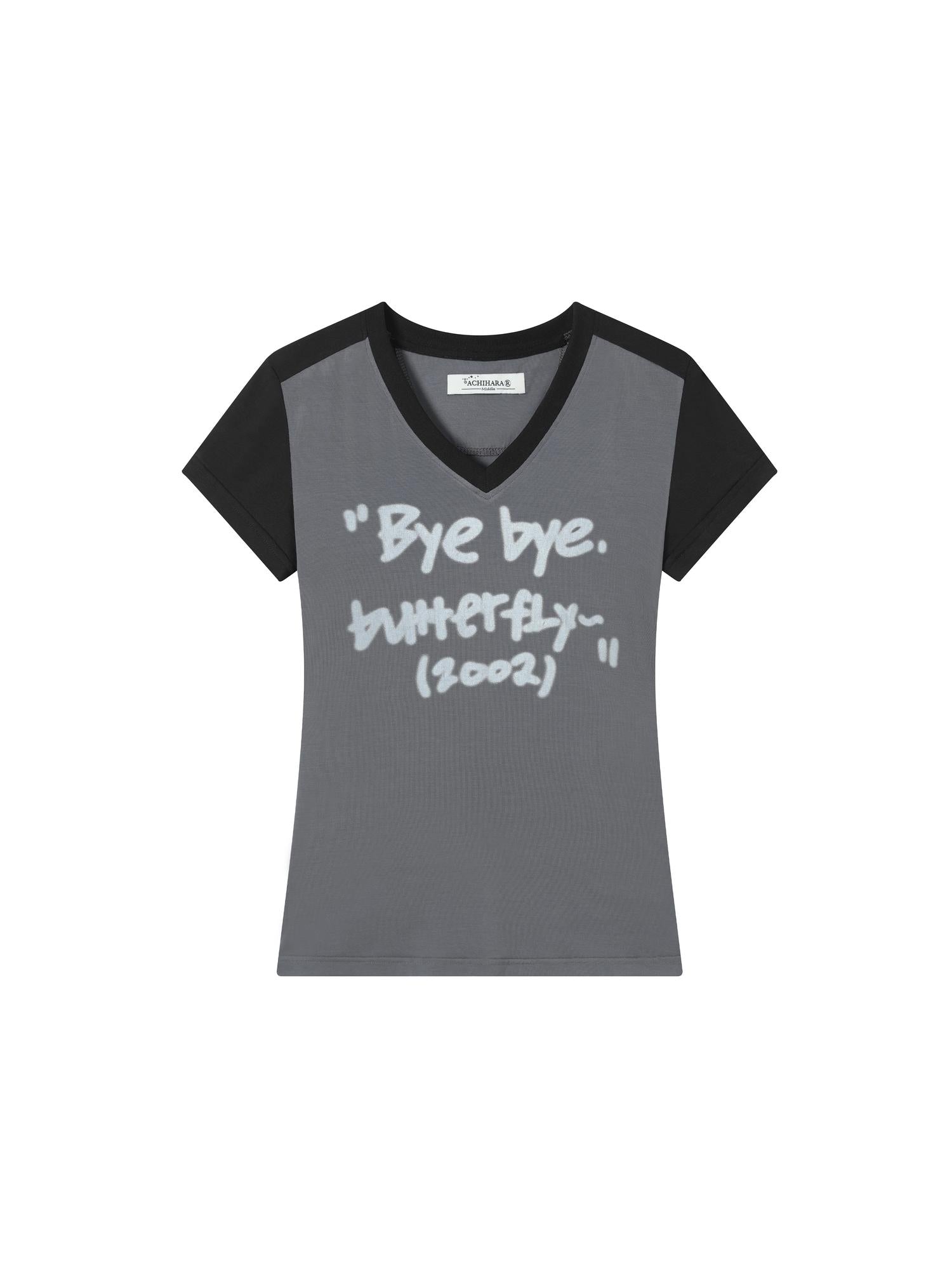 Achihara Bye Bye Paper Plane Tee