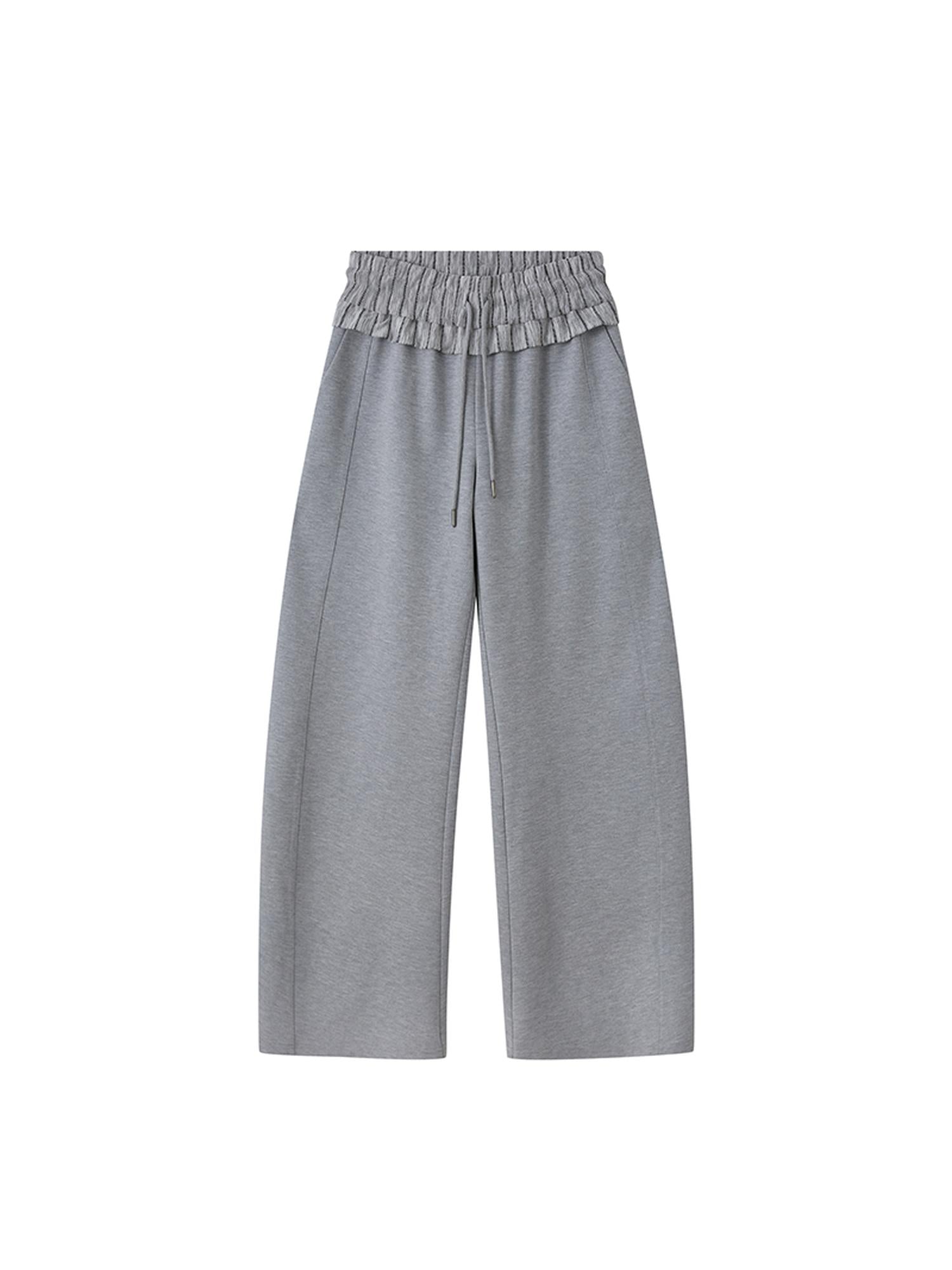 Relaxed Fit Stripe Waist Jogger Pants