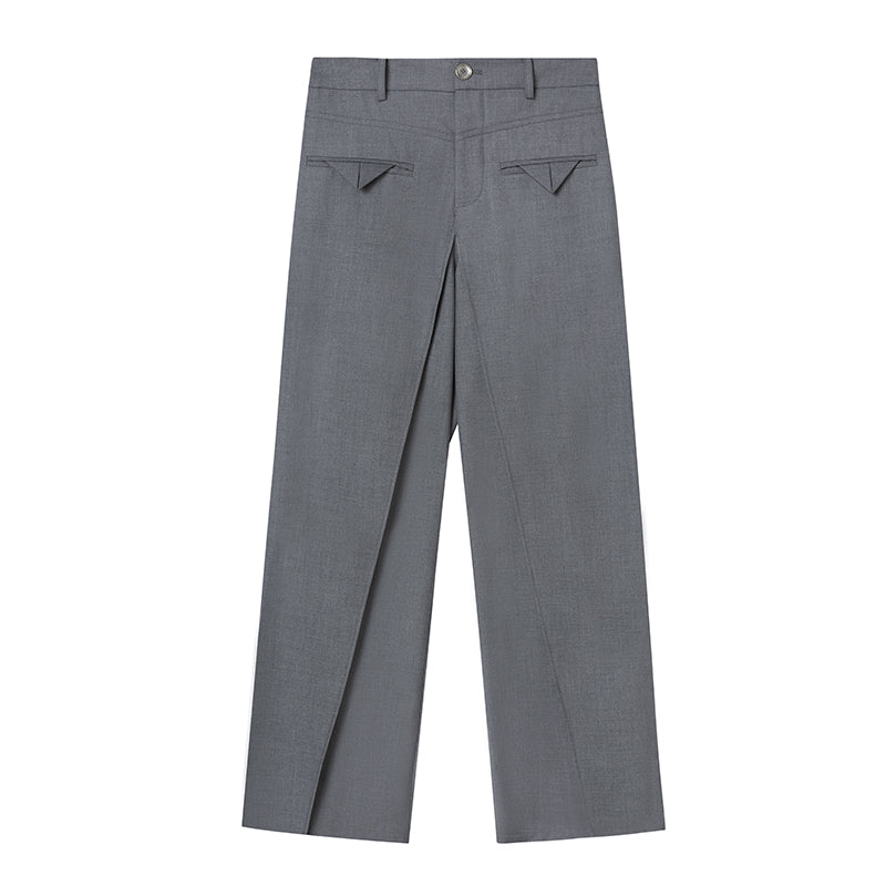 DIDDI MODA Deconstructed Wide Leg Glittery Banana Pants
