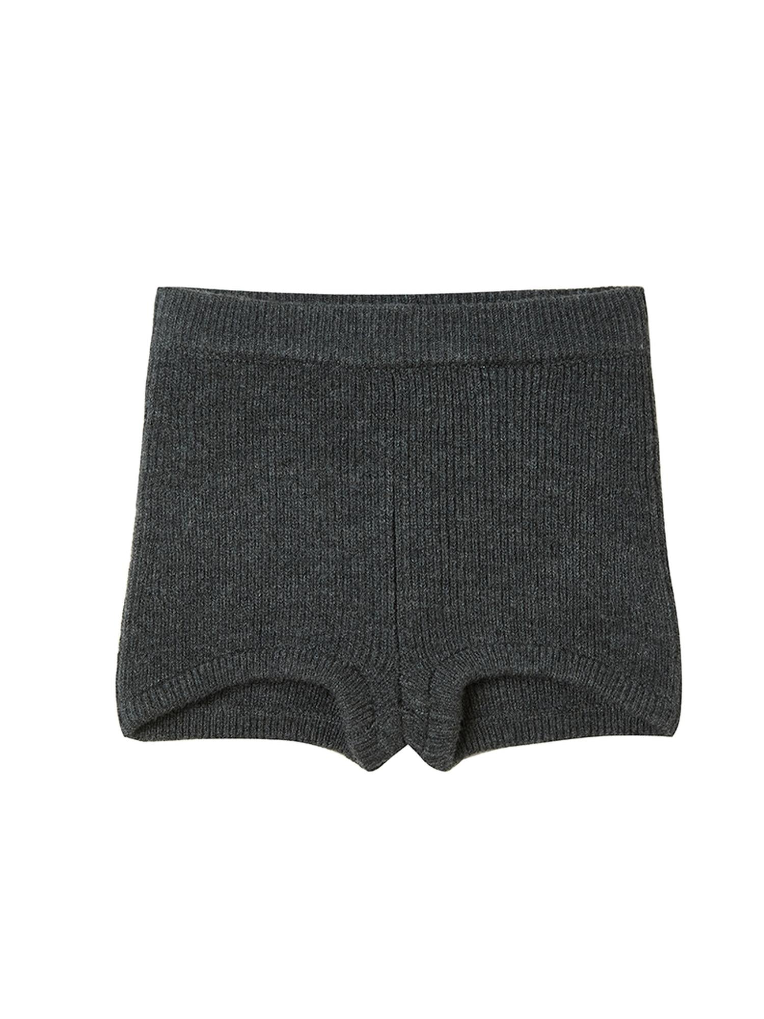 SweetChilling Cozy Minimalist Knit Shorts For Fall Winter Outfits