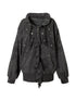 Punk Aesthetic Loose Fleece Peplum Hoodie Coat