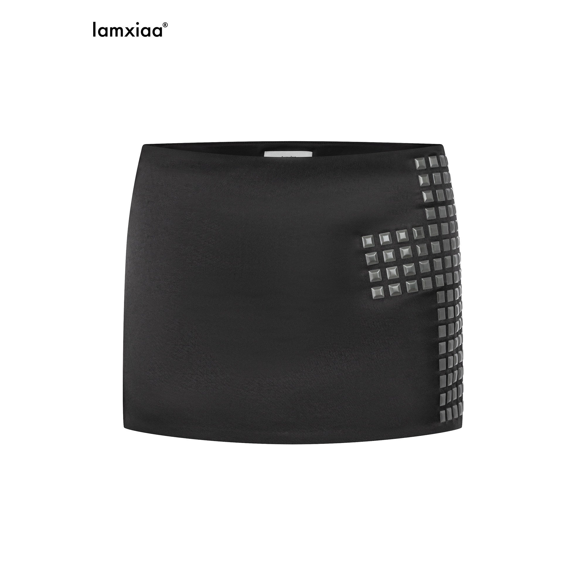 iamxiaa_Black_Cross_Rhinestone_Low_Waist_Slim_Fit_Women&