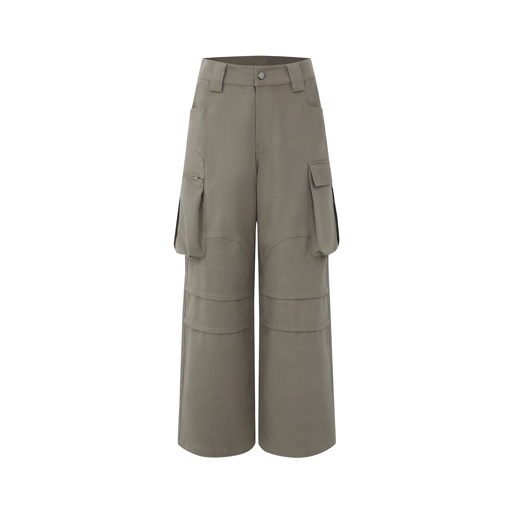 iamxiaa_Coffee_Multi_Pocket_Straight_Leg_Boxy_Heavy_Duty_Women&