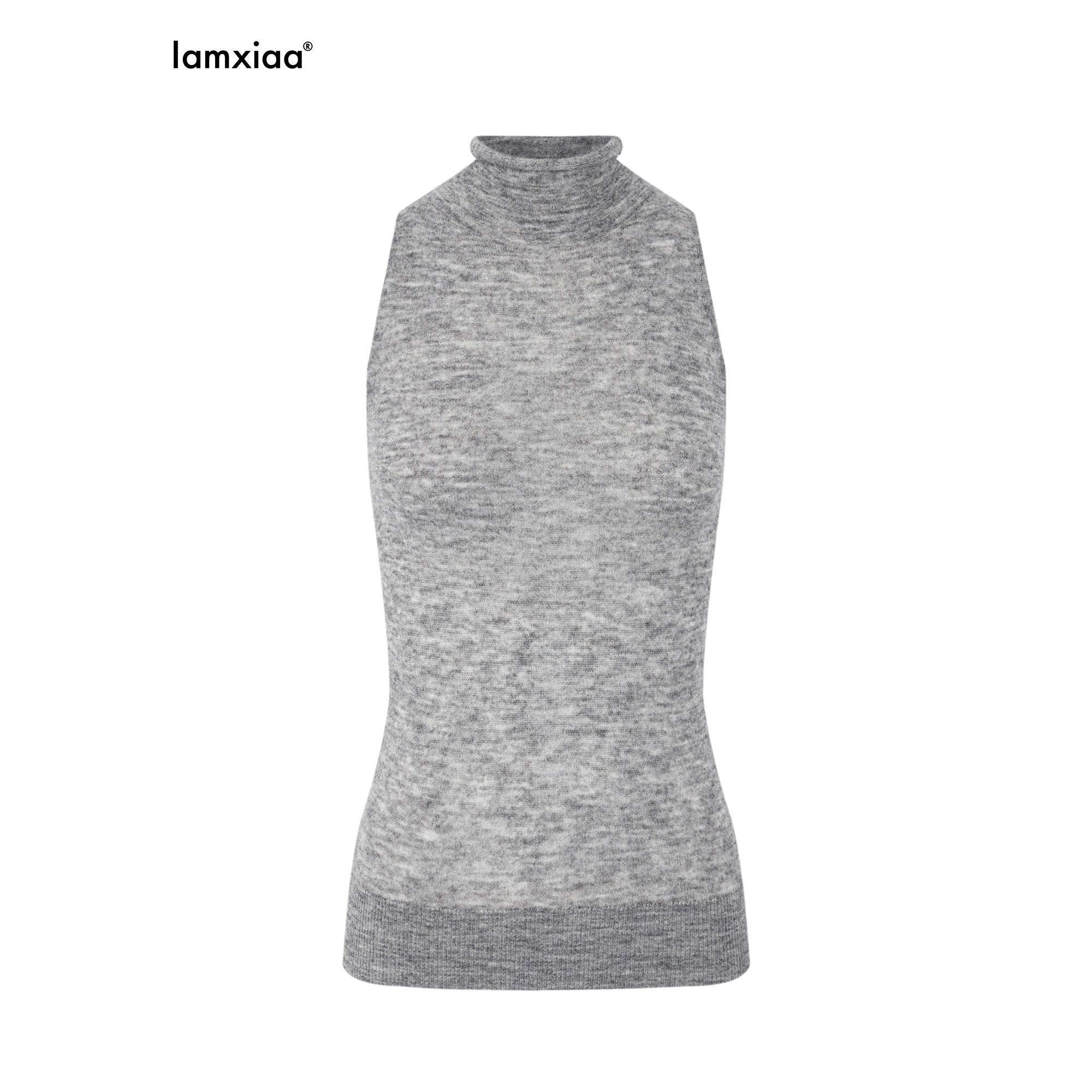 iamxiaa_Fine_Knit_Sheer_Stand_Collar_Slim_Rolled_Hem_Women&