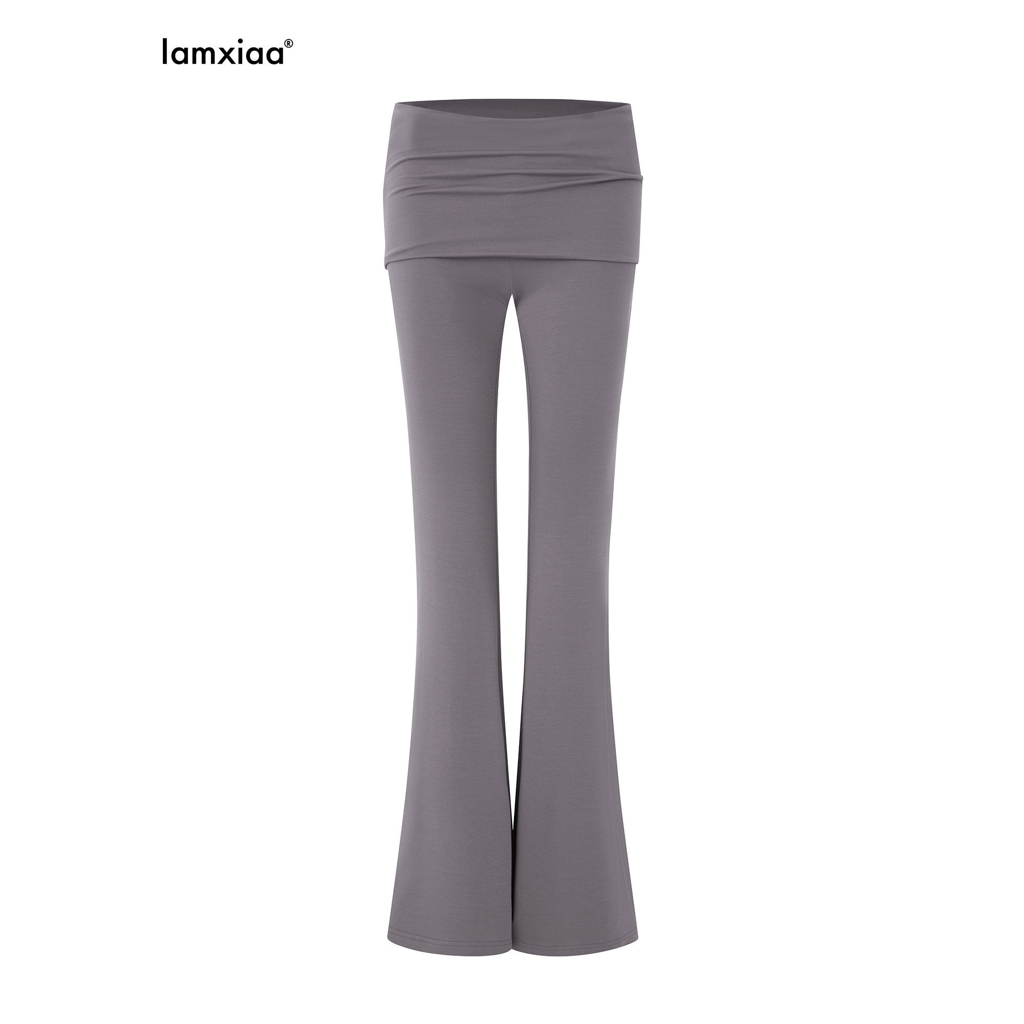 iamxiaa_Foldover_Waist_Low_Rise_Skirted_Slimming_Women&