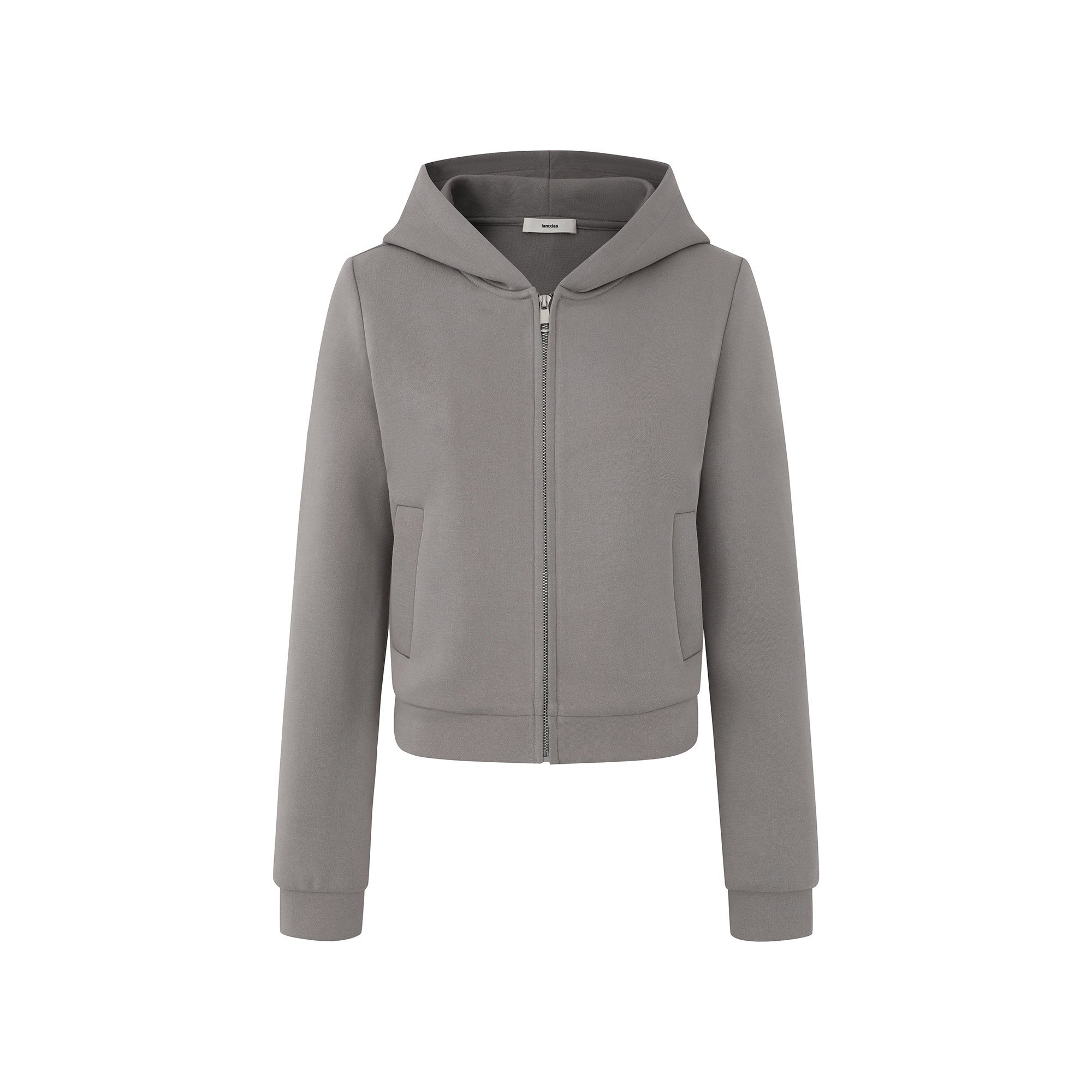 iamxiaa_Gray_Designer_Fitted_Cropped_Classic_Hooded_Reversible_Women&