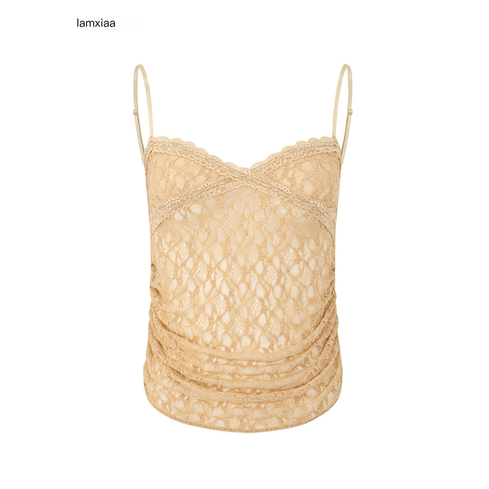 iamxiaa_Nude_Embossed_Lace_Trim_Demi_Cup_Ruched_Slim_Fit_Women&