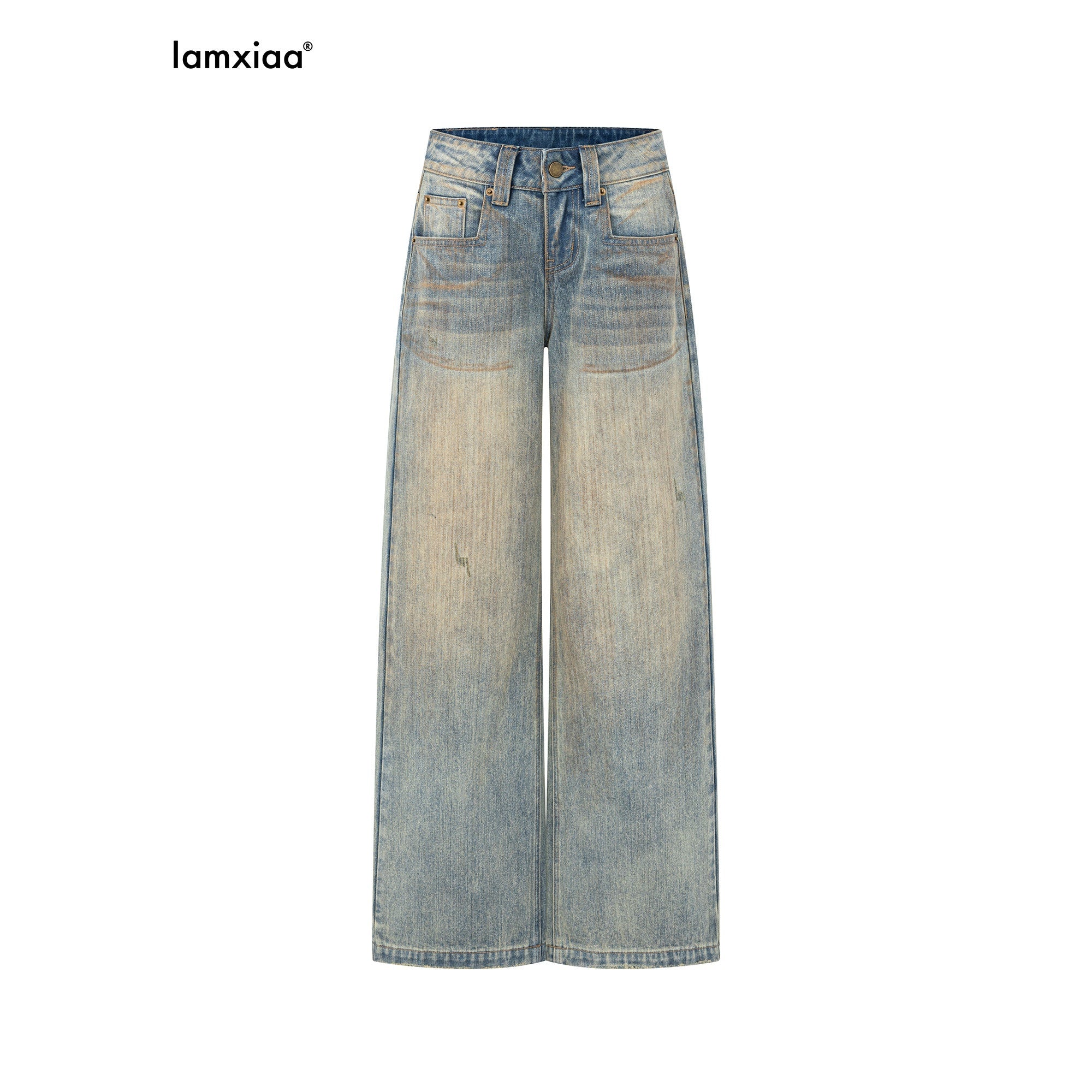iamxiaa_Street_Mud_Dyed_Distressed_Low_Rise_Wide_Waistband_Women&