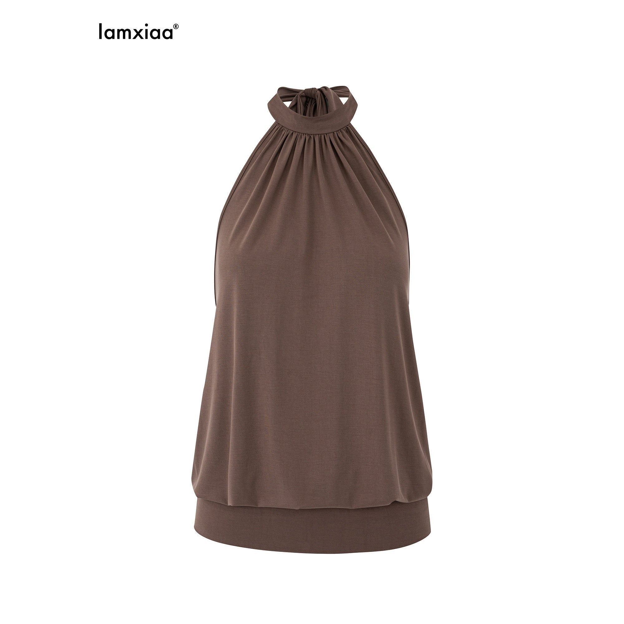iamxiaa_Two_Tone_Open_Back_Cutout_Shoulder_Tie_Women&