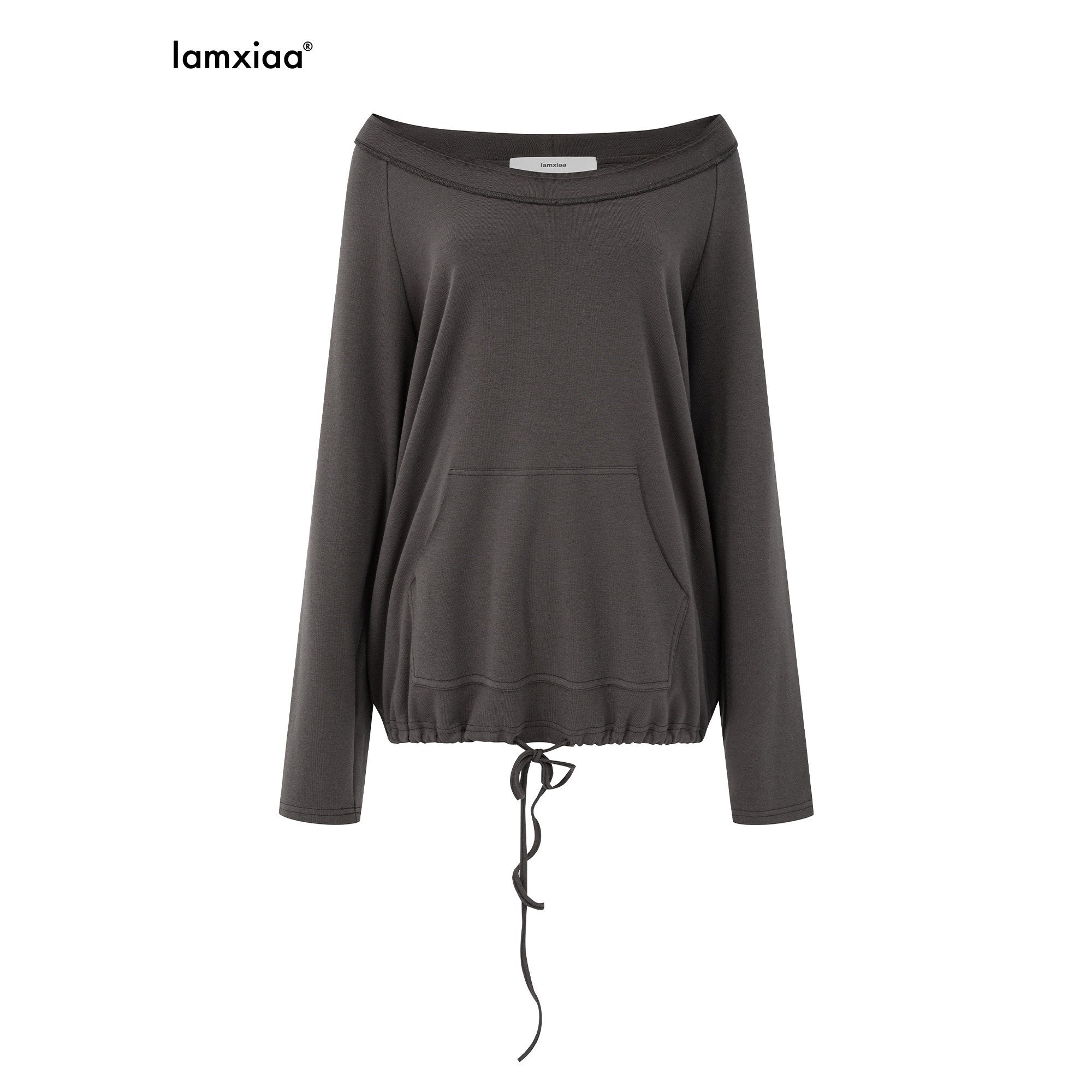 iamxiaa_Two_Way_Crewneck_Raglan_Drawstring_Hem_Women&