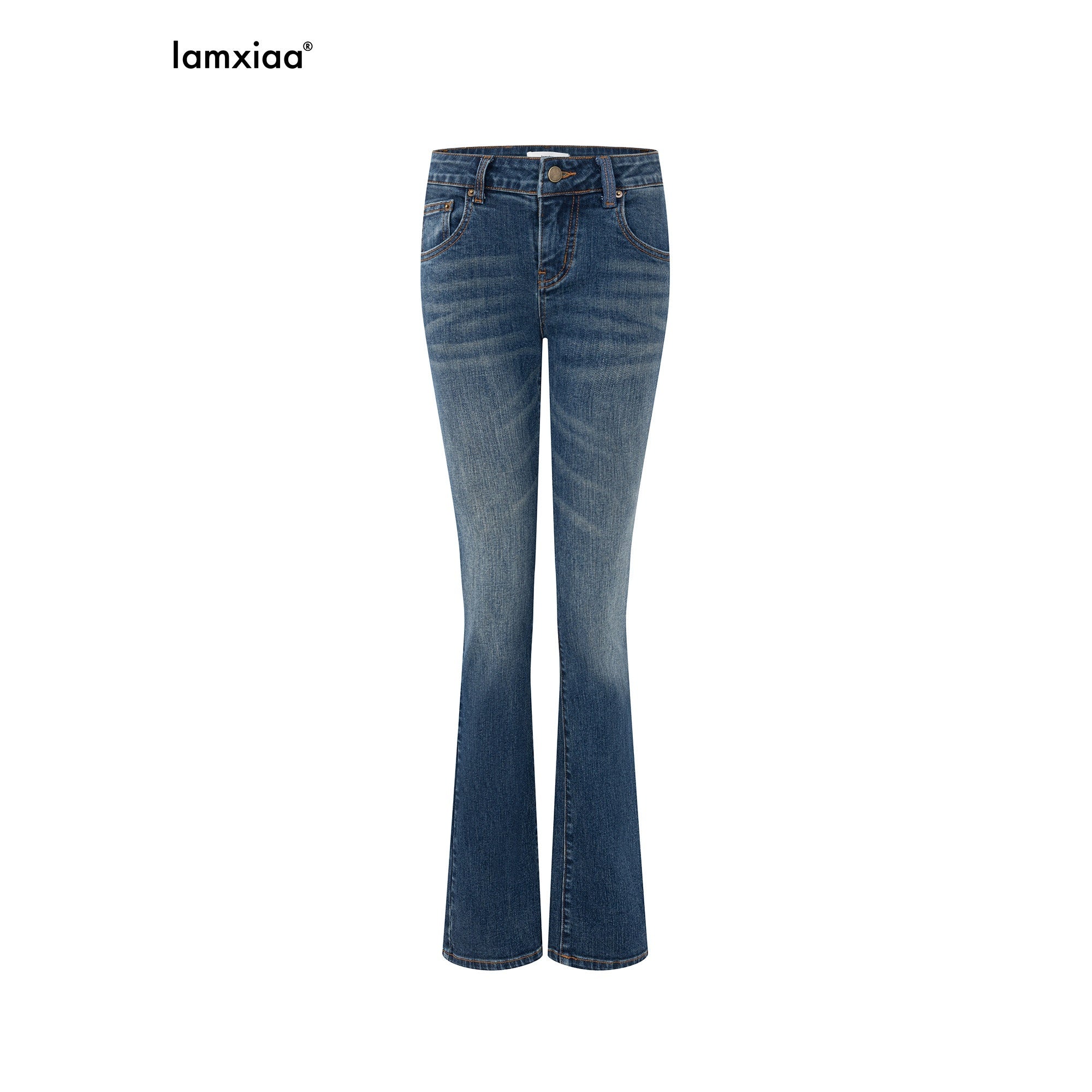 iamxiaa_Vintage_Wash_Retro_Low_Rise_Straight_Flare_Women&
