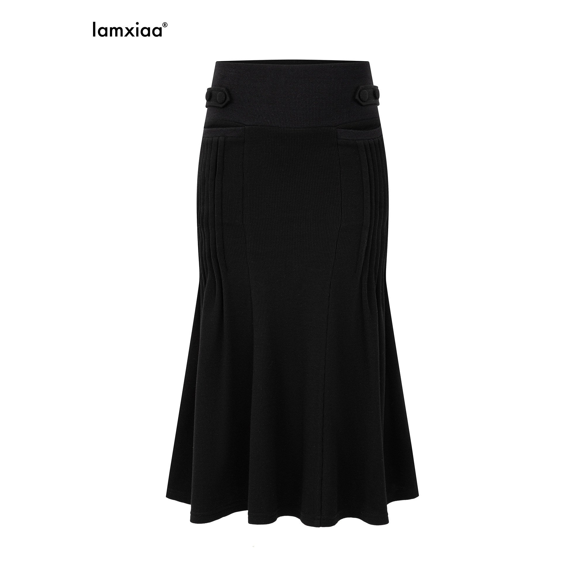 iamxiaa_Waffle_Cropped_Vest_Strapless_Mermaid_Women&