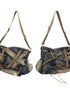 Vintage Washed Heavy Duty Denim Crossbody Shoulder Bag