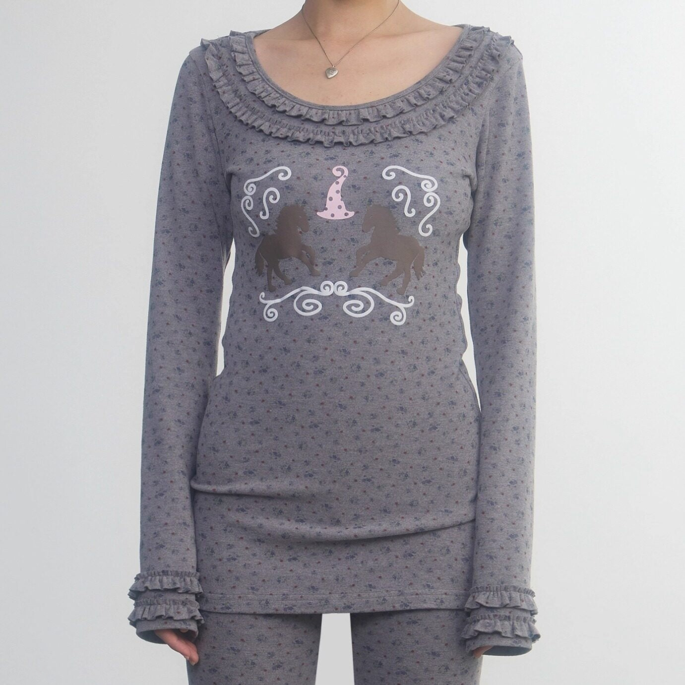 in_two_twos_Lace_Floral_Pony_Wide_Neck_Women&