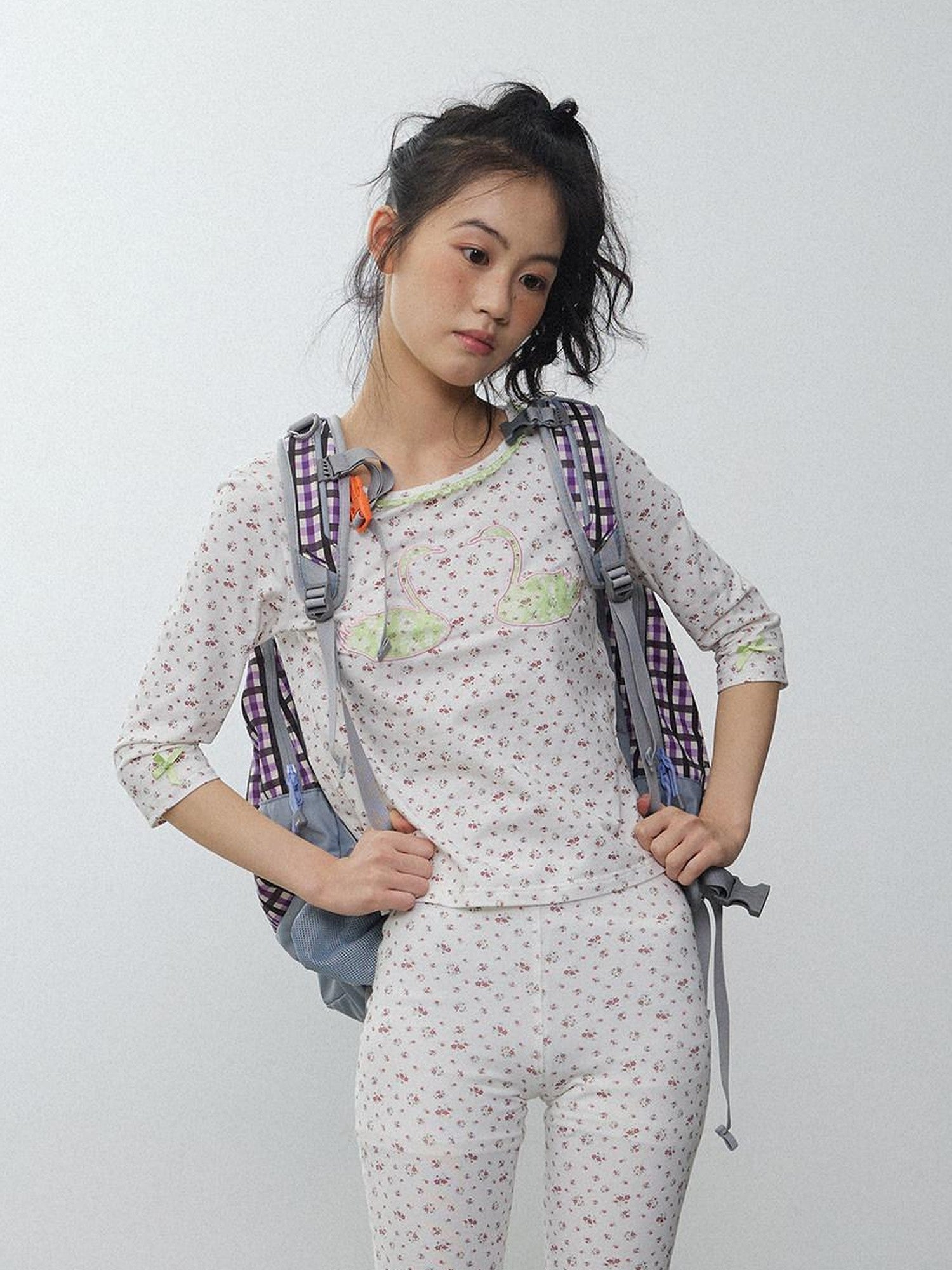 in two twos Vintage Lace Floral Slim Fit Women&