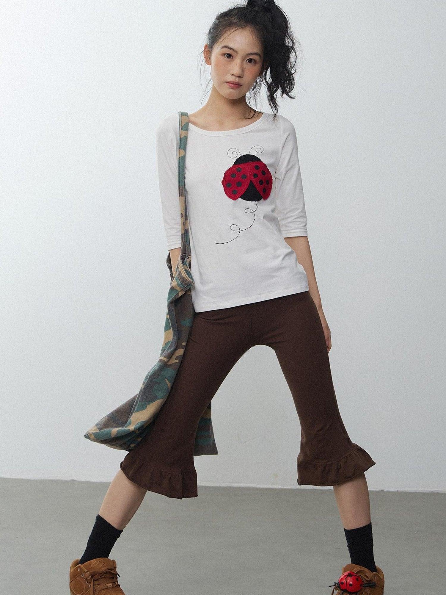 in two twos Vintage Lace Floral Slim Fit Women&