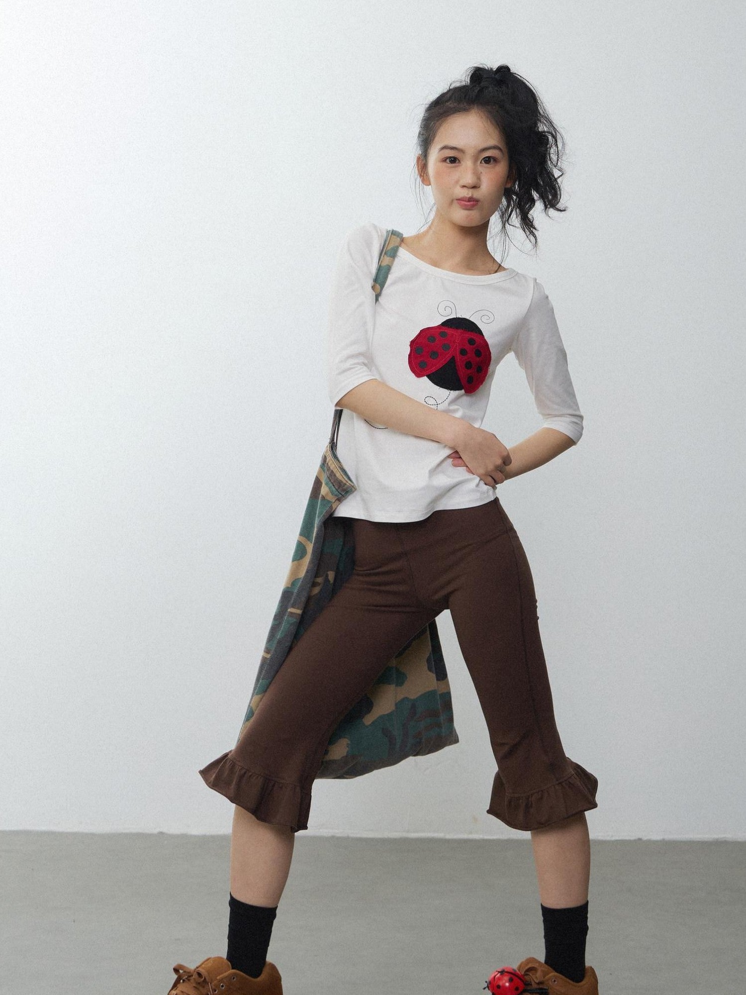 in two twos Vintage Lace Floral Slim Fit Women&