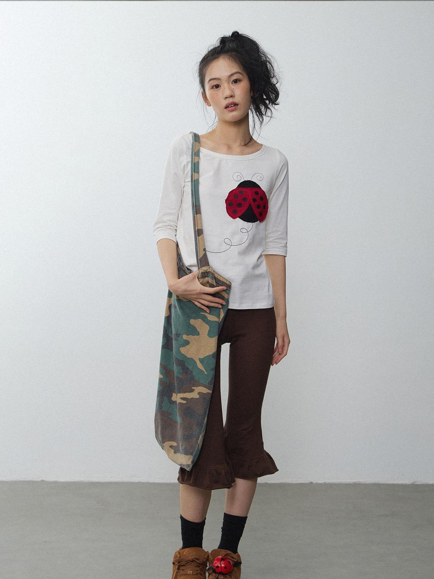 in two twos Vintage Lace Floral Slim Fit Women&