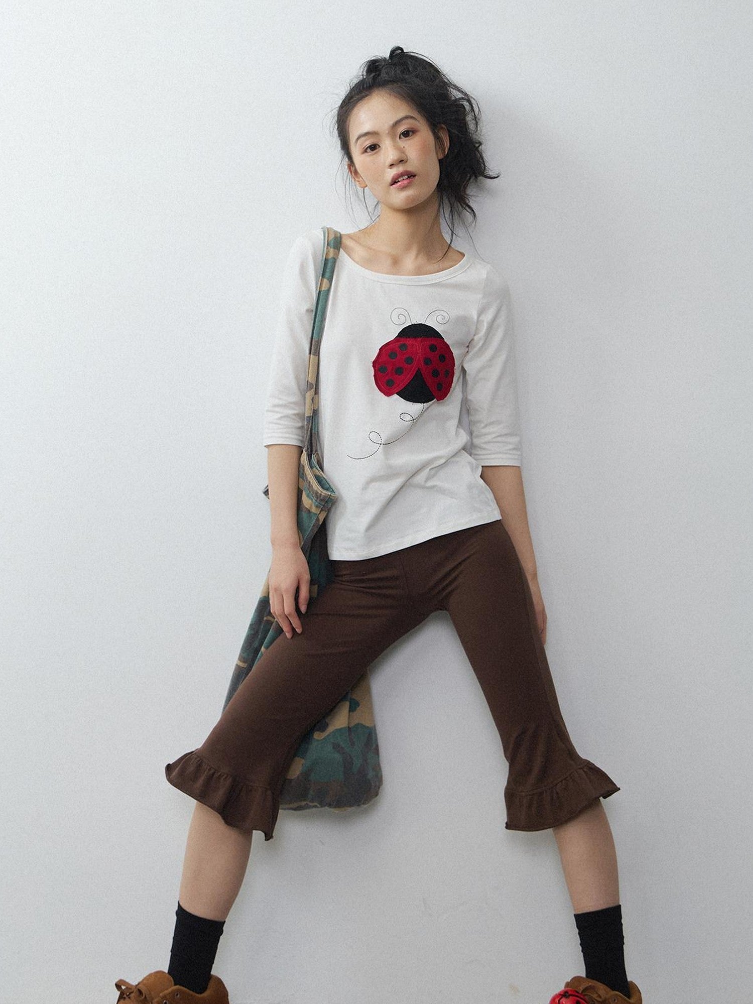 in two twos Vintage Lace Floral Slim Fit Women&