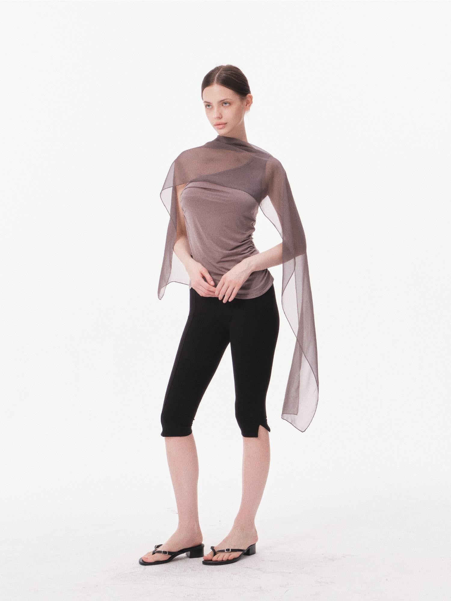 innerflow Black Yoga Slim Fit Natural Waist Women&