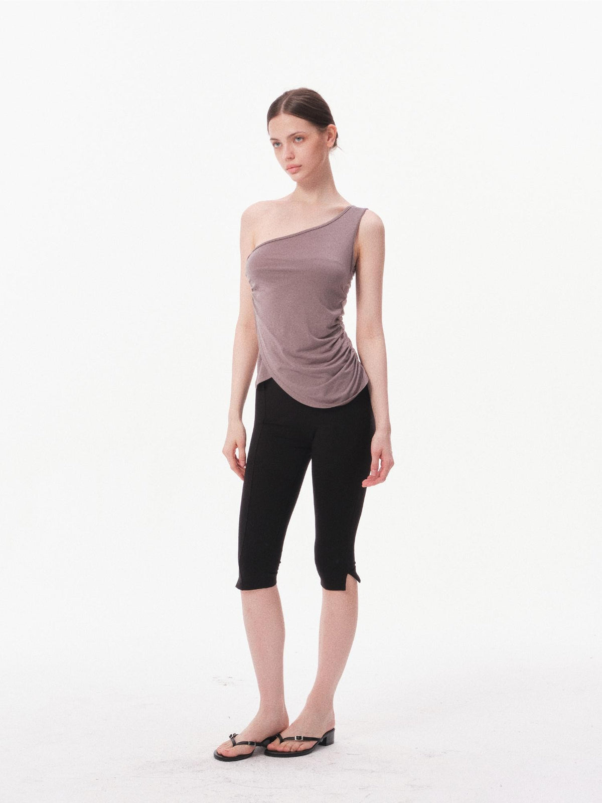 innerflow Black Yoga Slim Fit Natural Waist Women&