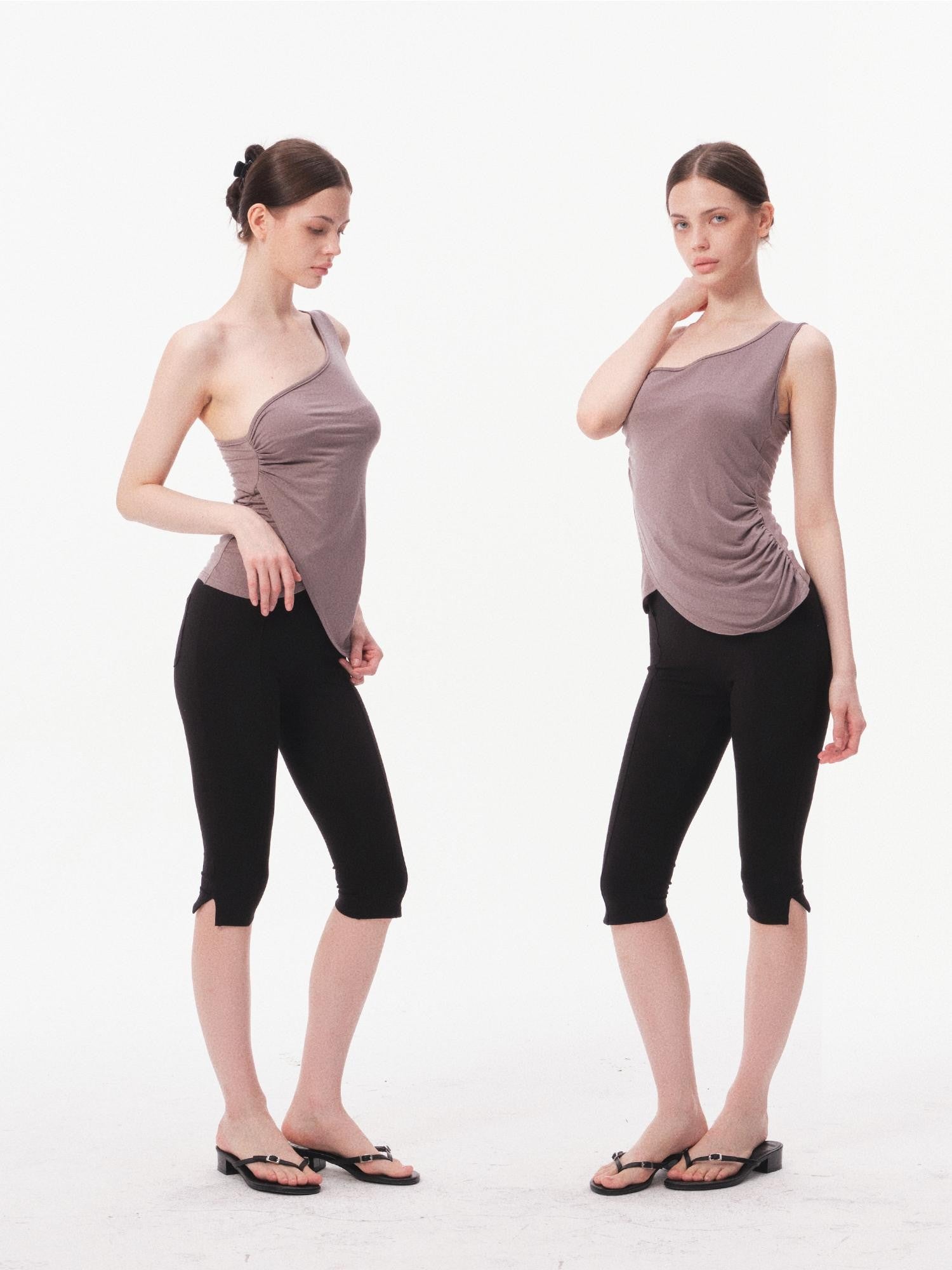 innerflow Black Yoga Slim Fit Natural Waist Women&