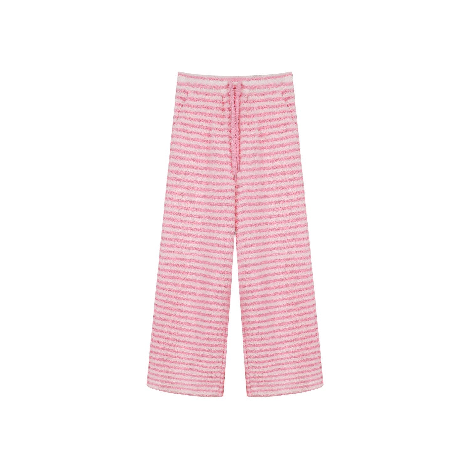 innerflow_Magenta_Striped_Sherpa_Cardigan_Women&