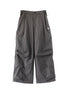 Ballistic Parachute Cargo Pants With Drop Crotch Design