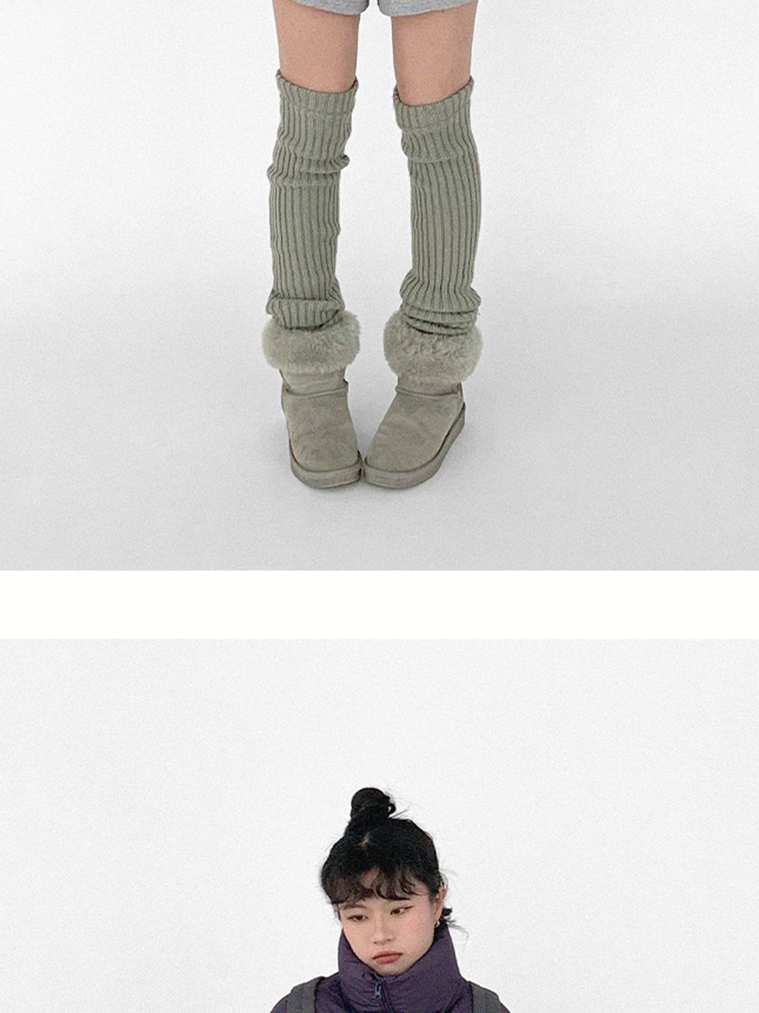 innomoood Detachable Hood Short Down Jacket