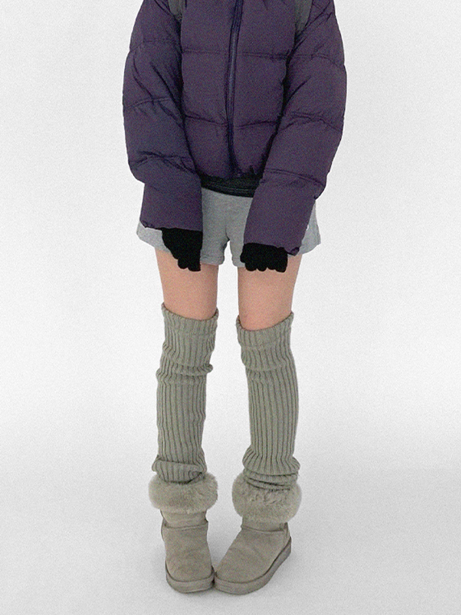 innomoood Detachable Hood Short Down Jacket