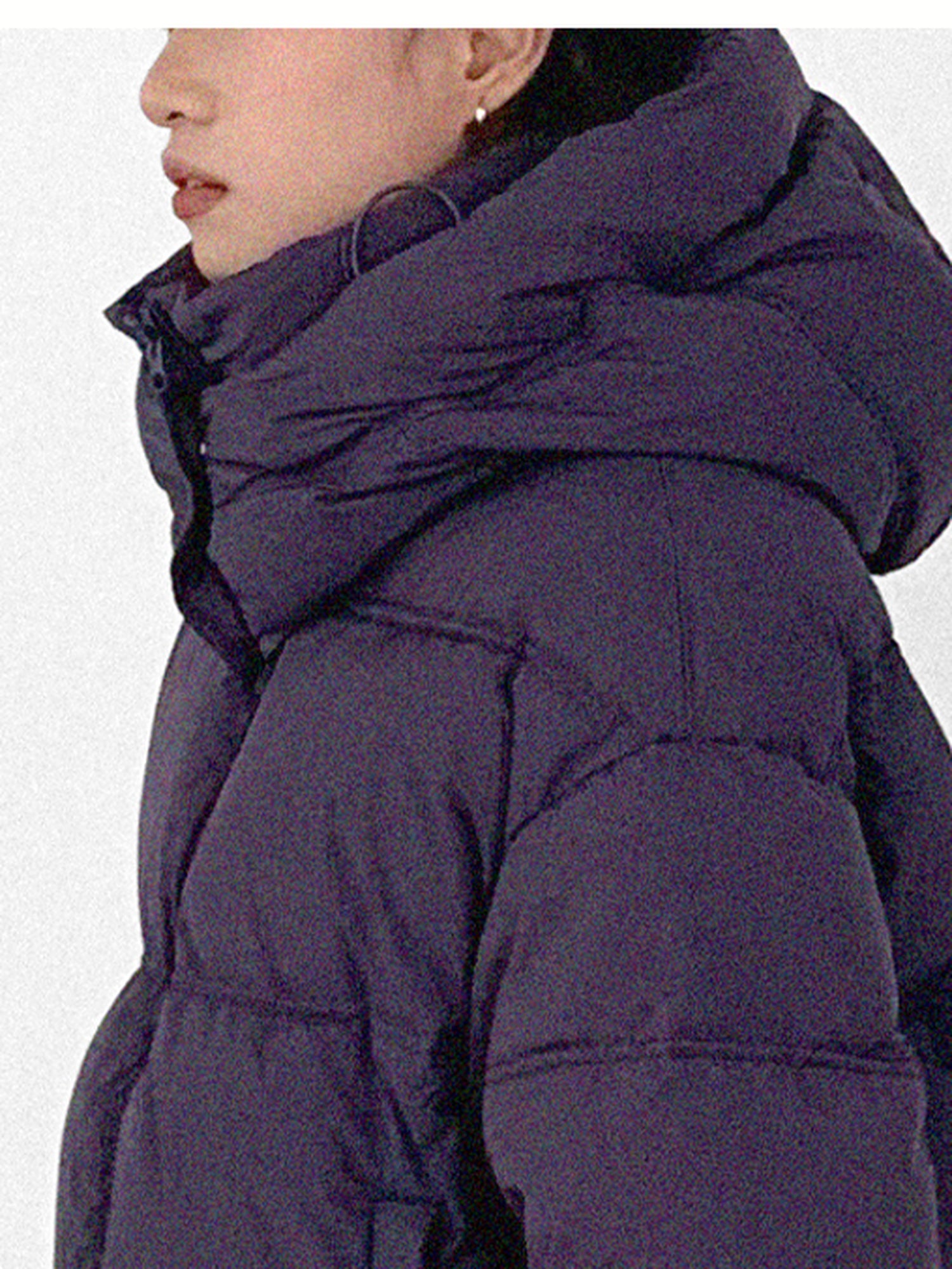 innomoood Detachable Hood Short Down Jacket