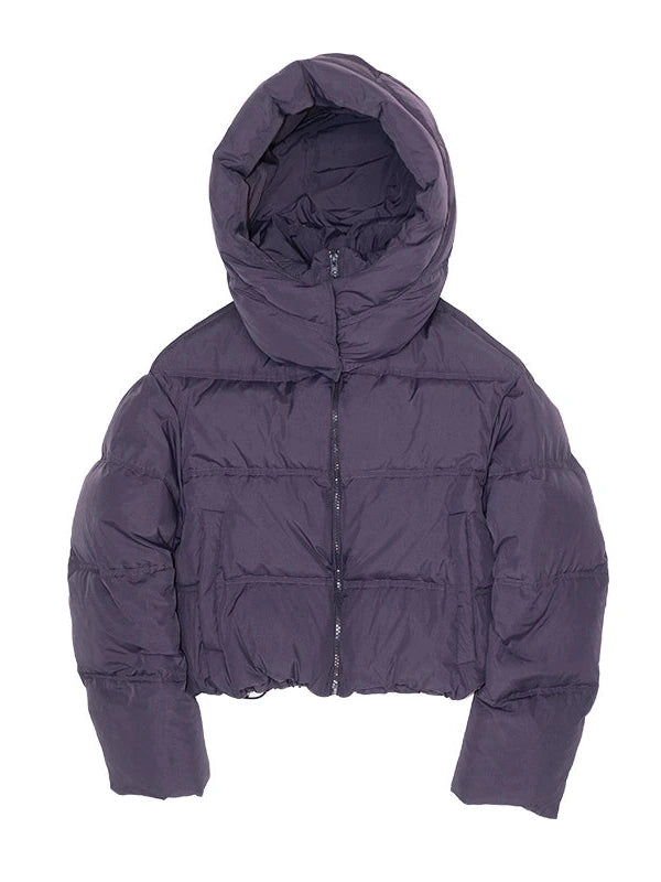 Detachable Hood Short Down Jacket