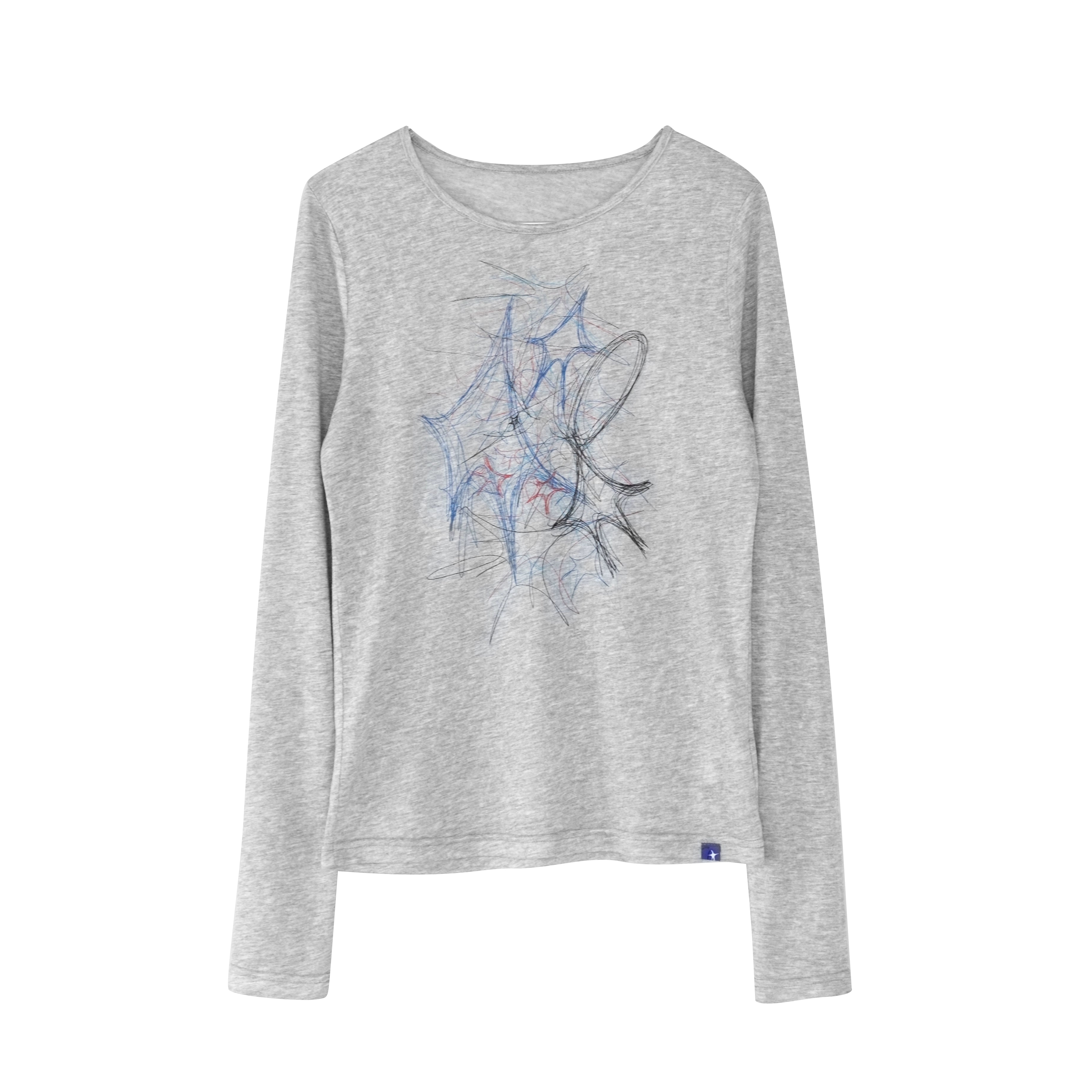 innomoood_Doodle_Line_Graphic_Tee_And_Long_Sleeve_Two_Piece_Set_MISSTT