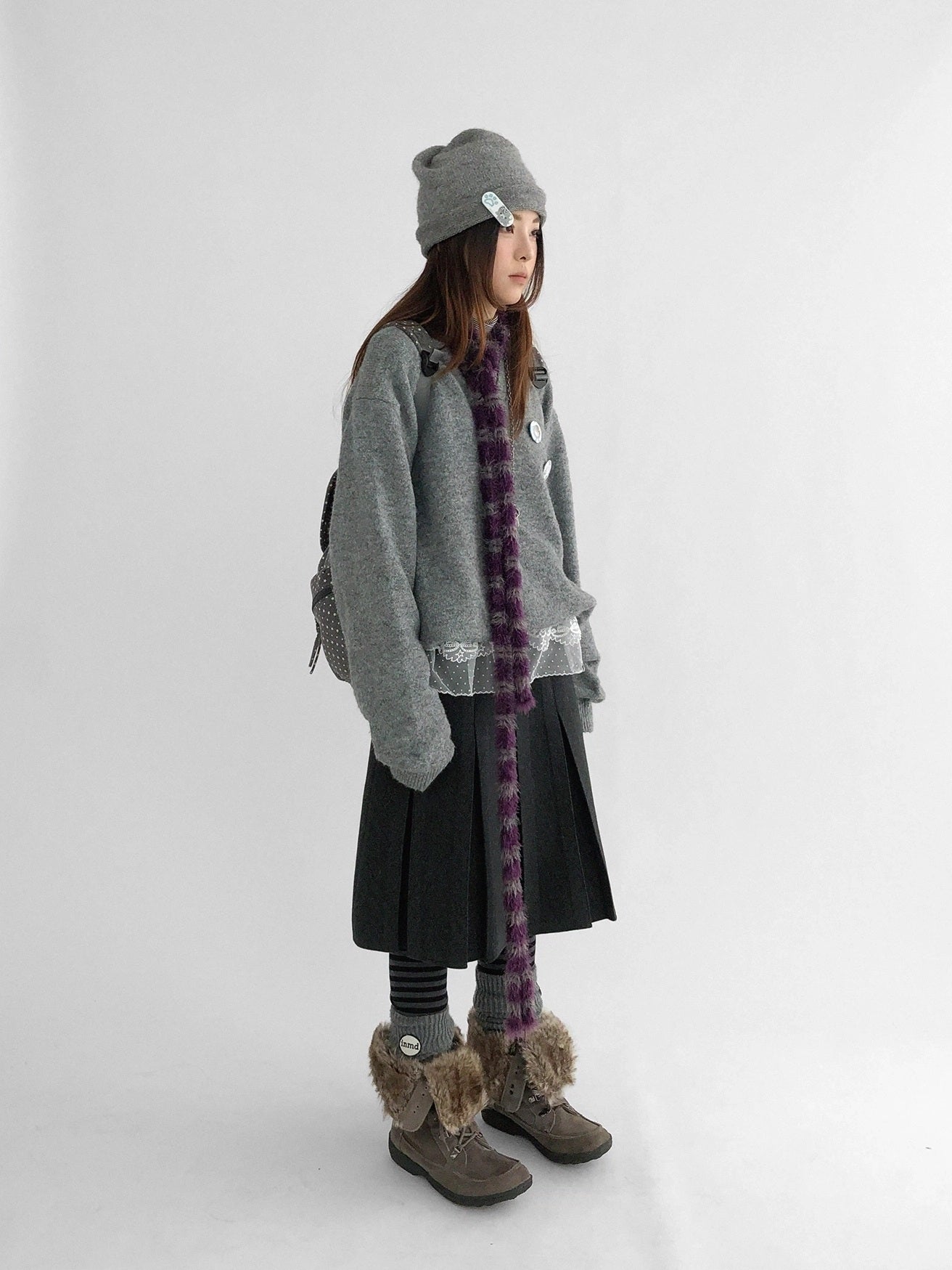 innomoood Embroidered Lace Double Layer A Line High Waist Women Tie Waist Accessories